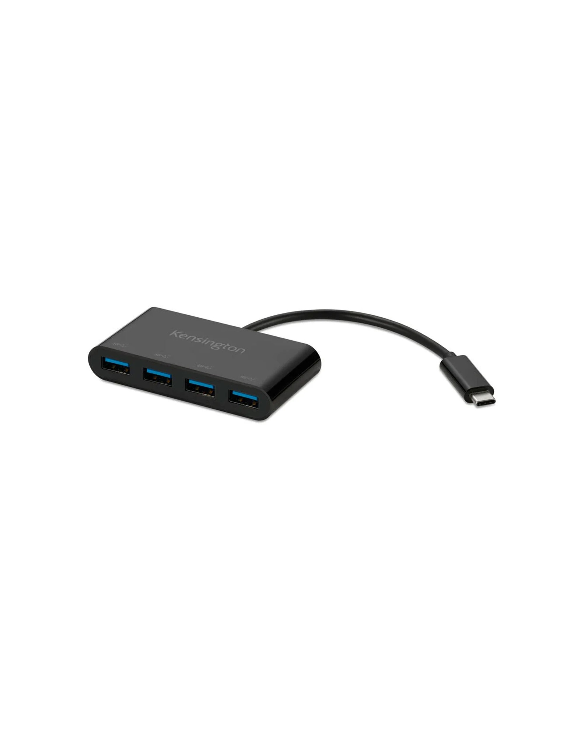 3 Kensington Ch1200 USB-C 4 Port Adapter Connection Hub 10Gbps Plug Play - Black, 3 of 4