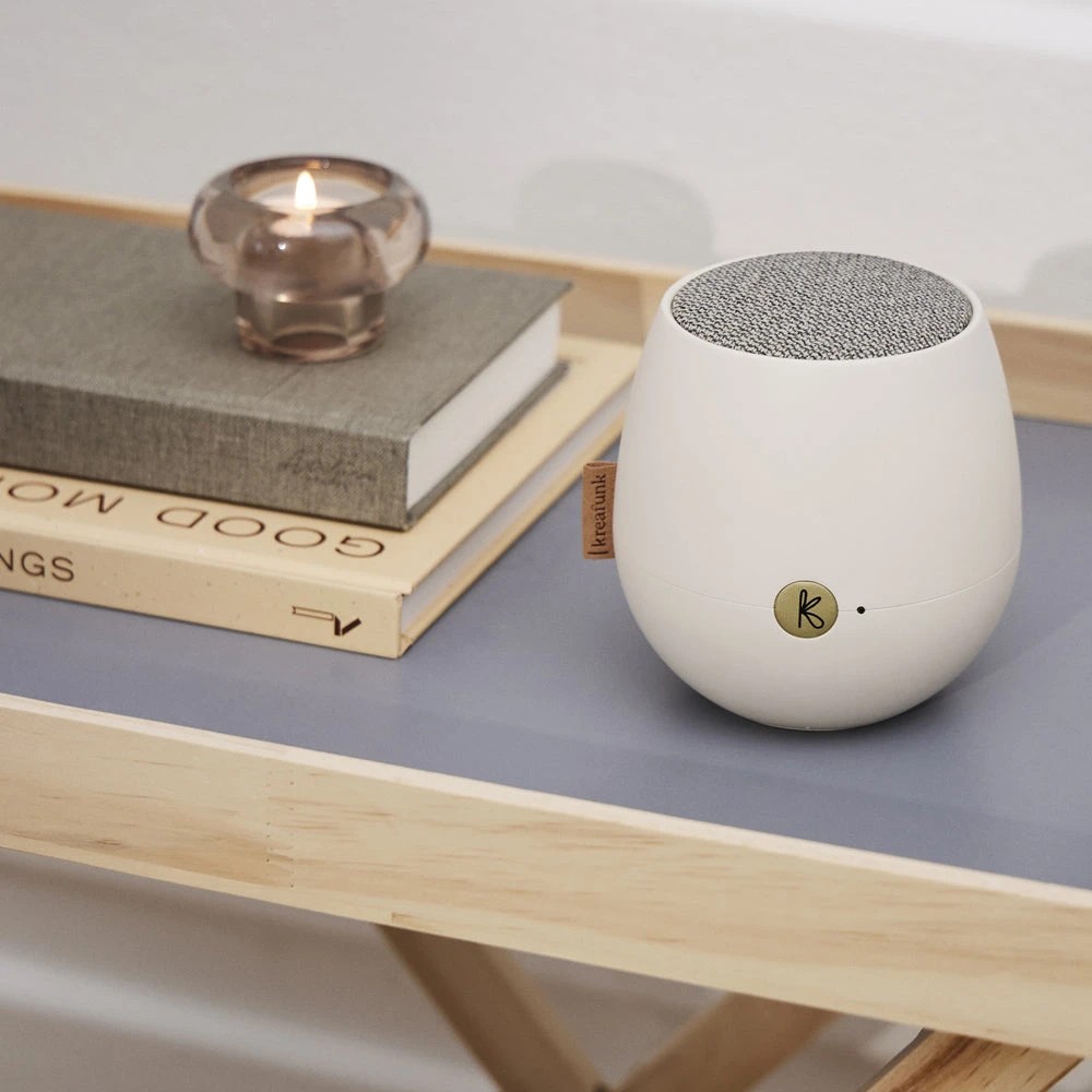 2 Kreafunk Ajazz 2 Bluetooth Speaker - White - White, 2 of 4