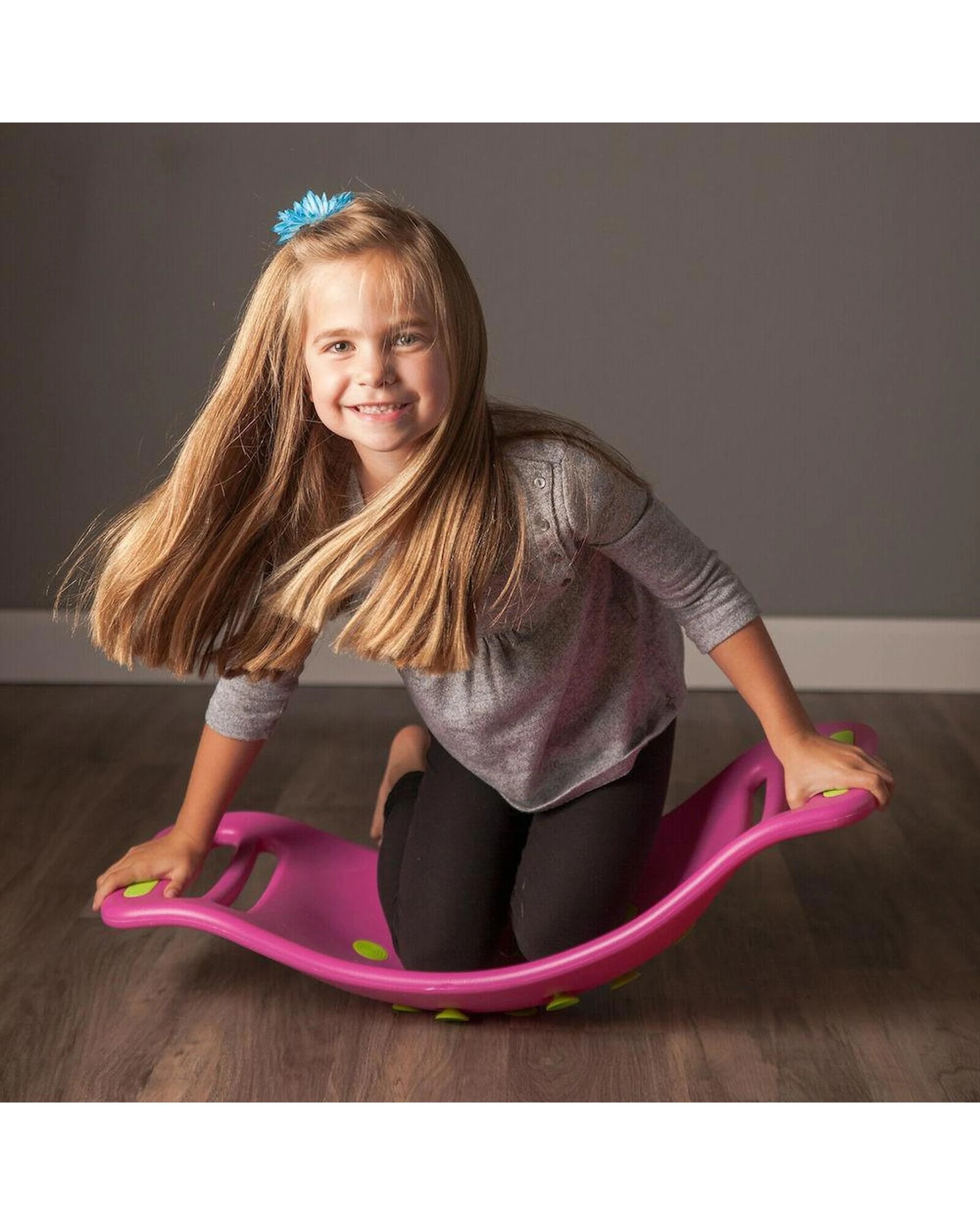 2 Fat Brain Teeter Popper Kids Balance Toy  Rocking Seat  Pink FA0953, 2 of 2