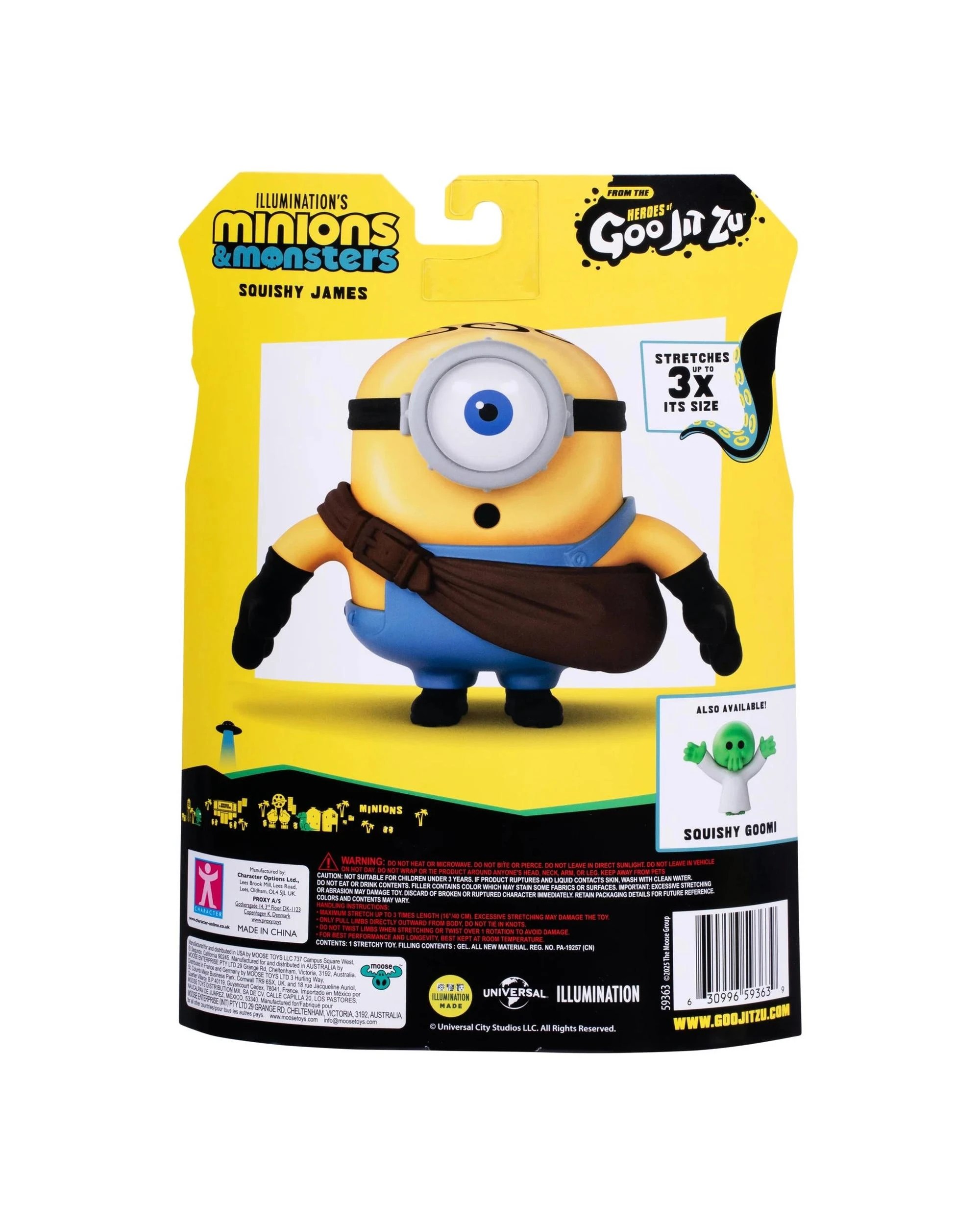 3 Heroes of Goo-Jit-Zu Minions and Monsters Hero Pack Squishy James, 3 of 3