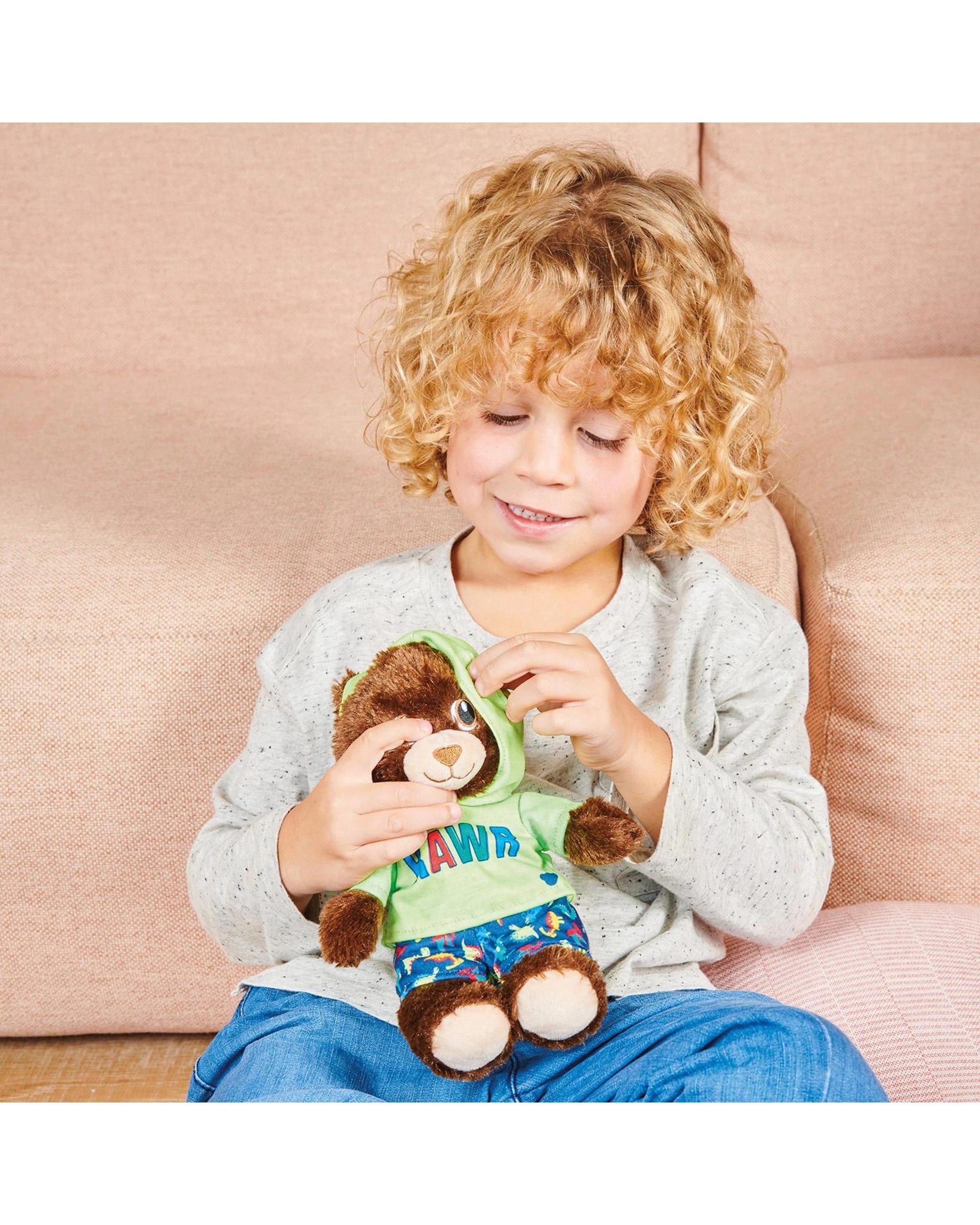 3 Casdon Build-A-Bear Workshop Green Rawr Clothing Accessory Pack - Green, 3 of 5