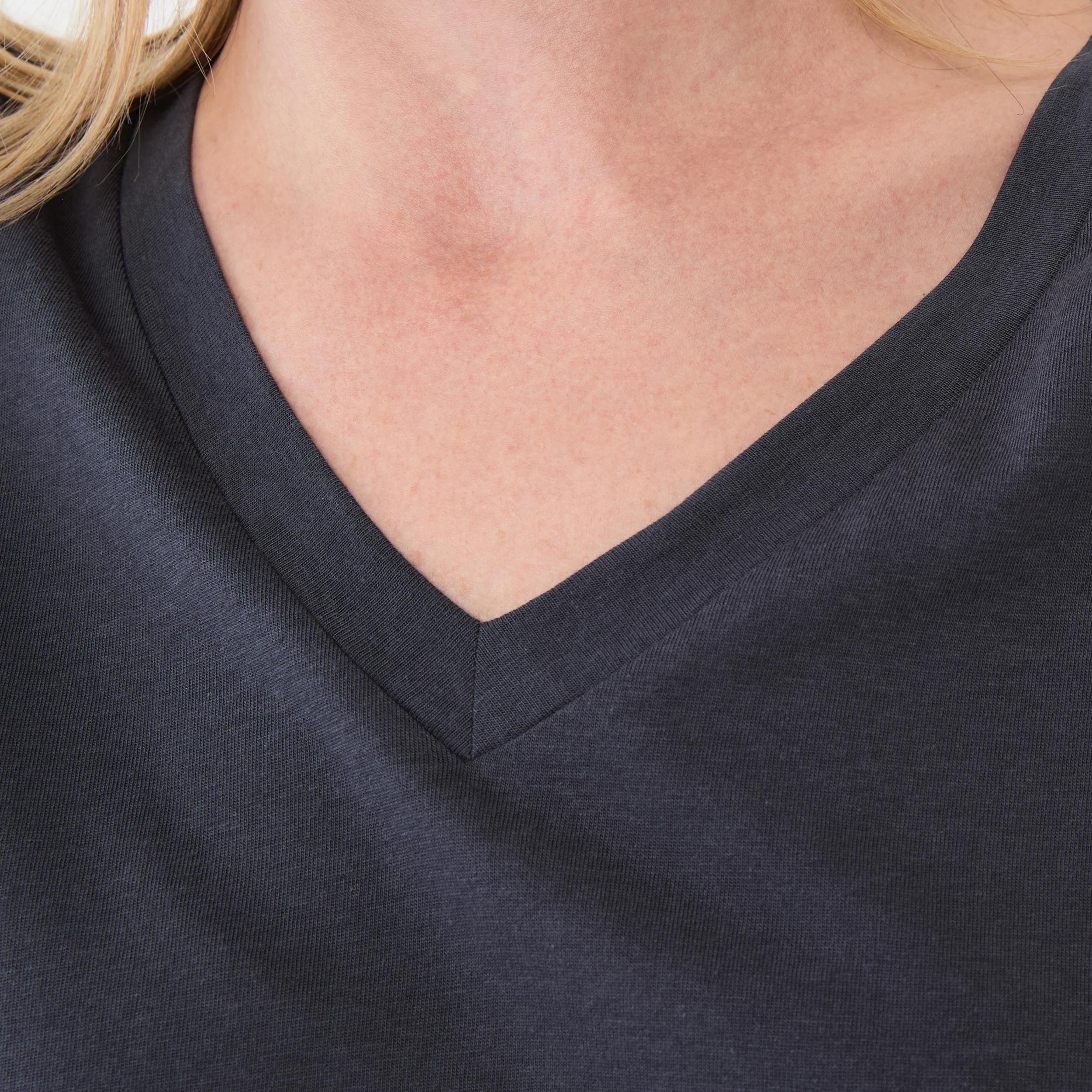 5 Short Extended Sleeve V-Neck T-shirt NINE IRON, 5 of 5