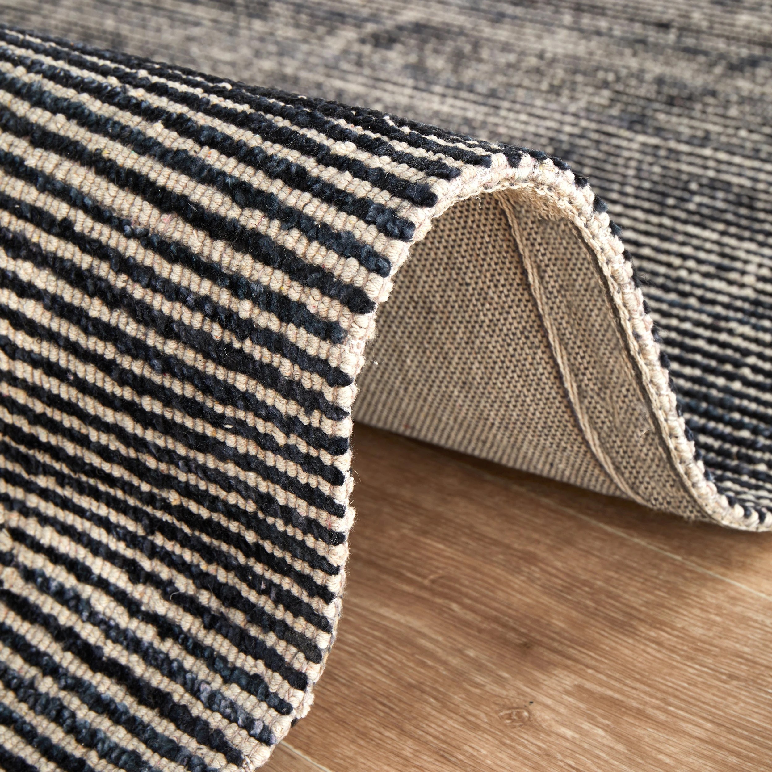 6 Common Ground Rugs Aveline Black 225x155cm - Medium Floor Rug - Black, 6 of 8