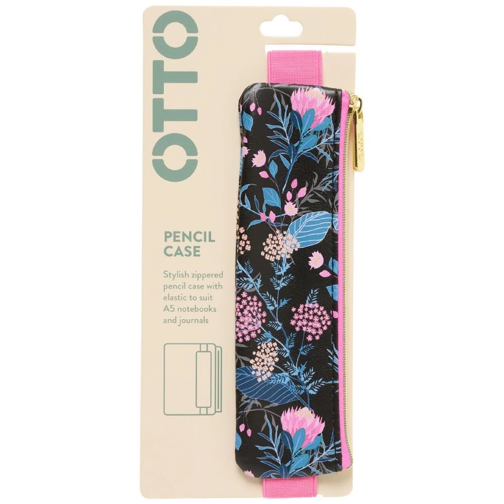 1 Otto Pencil Case with Elastic DK Floral, 1 of 2