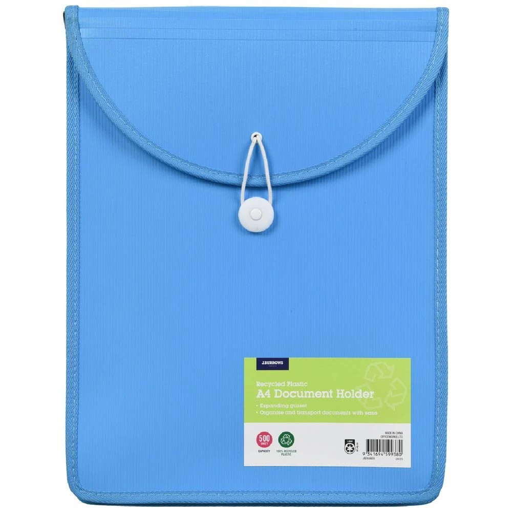 1 J.Burrows Top Load Attachment File A4 Blue, 1 of 4