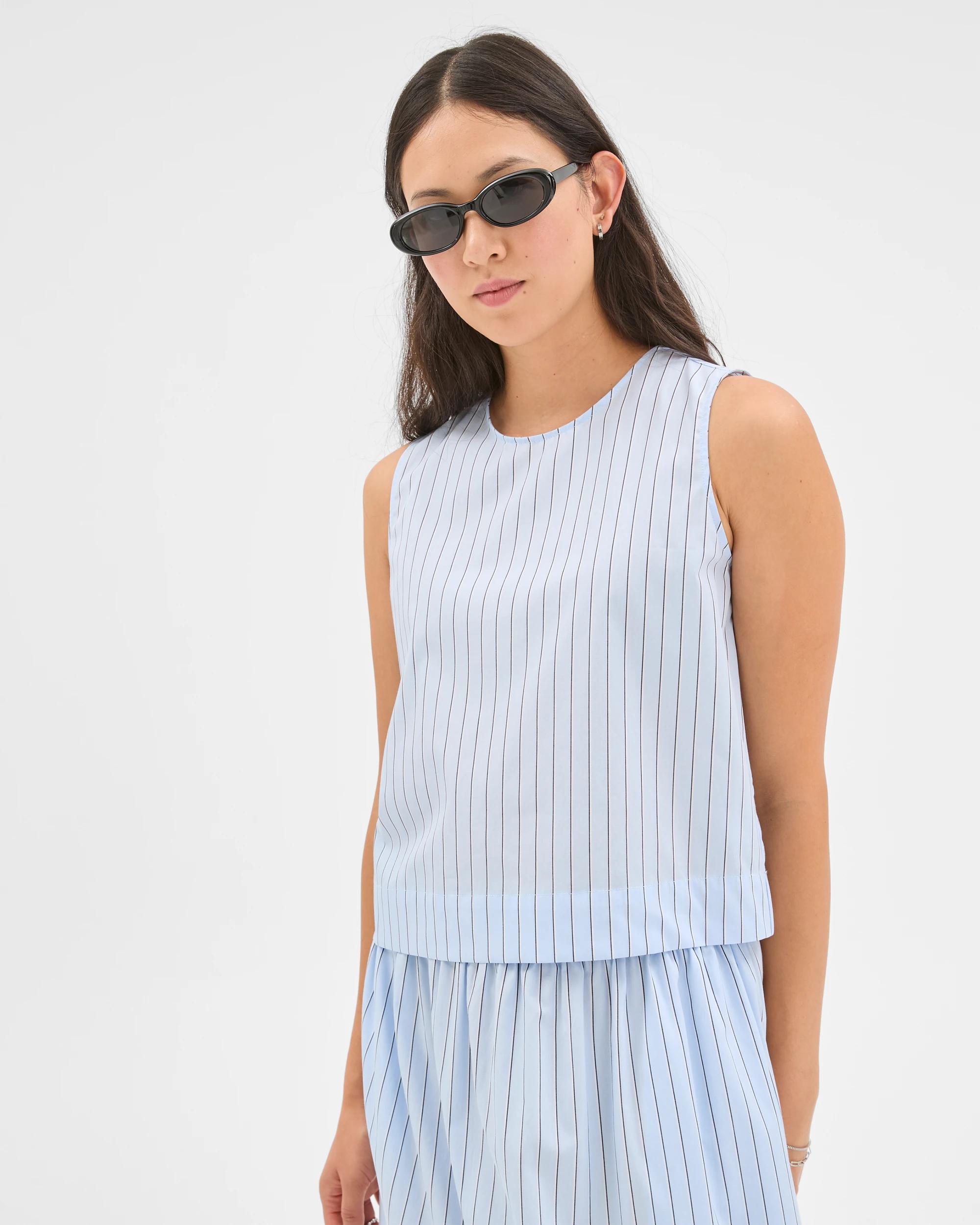 1 Preview Australian Cotton Sleeveless Tank Top , 1 of 6