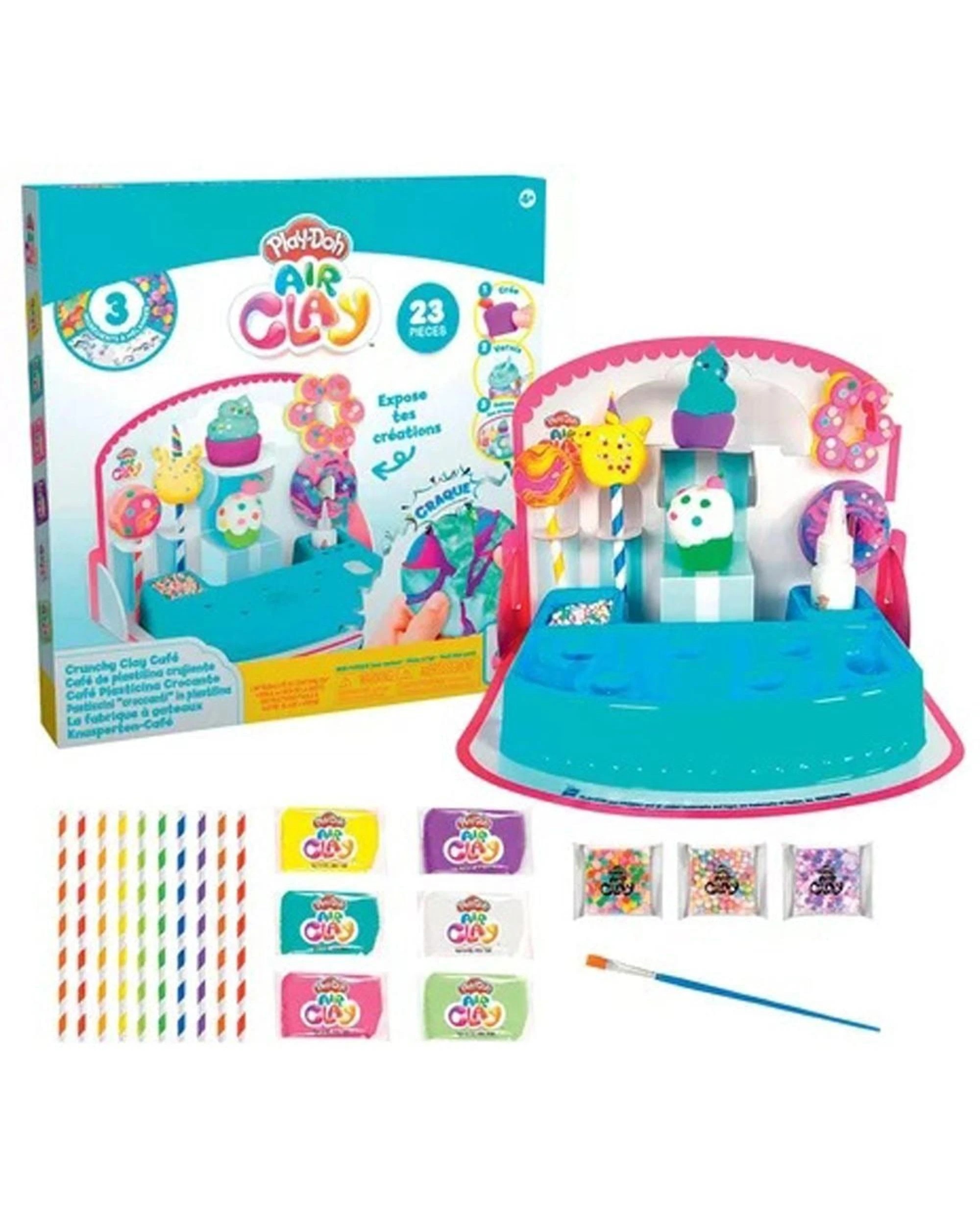 2 Play-Doh Air Clay Crunchy Clay Cafe Playset, 2 of 2