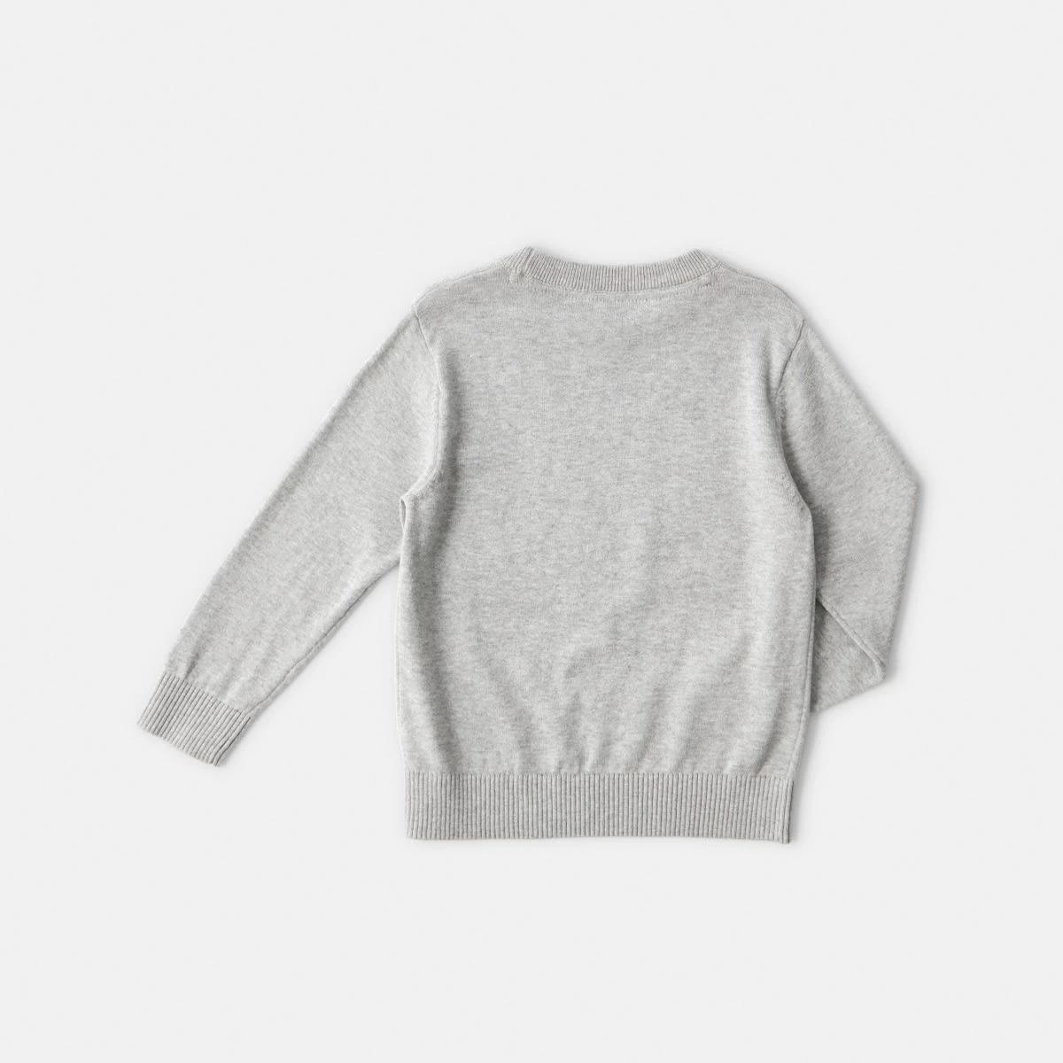 9 Jacquard Crew Neck Top Gry Digger, 9 of 9