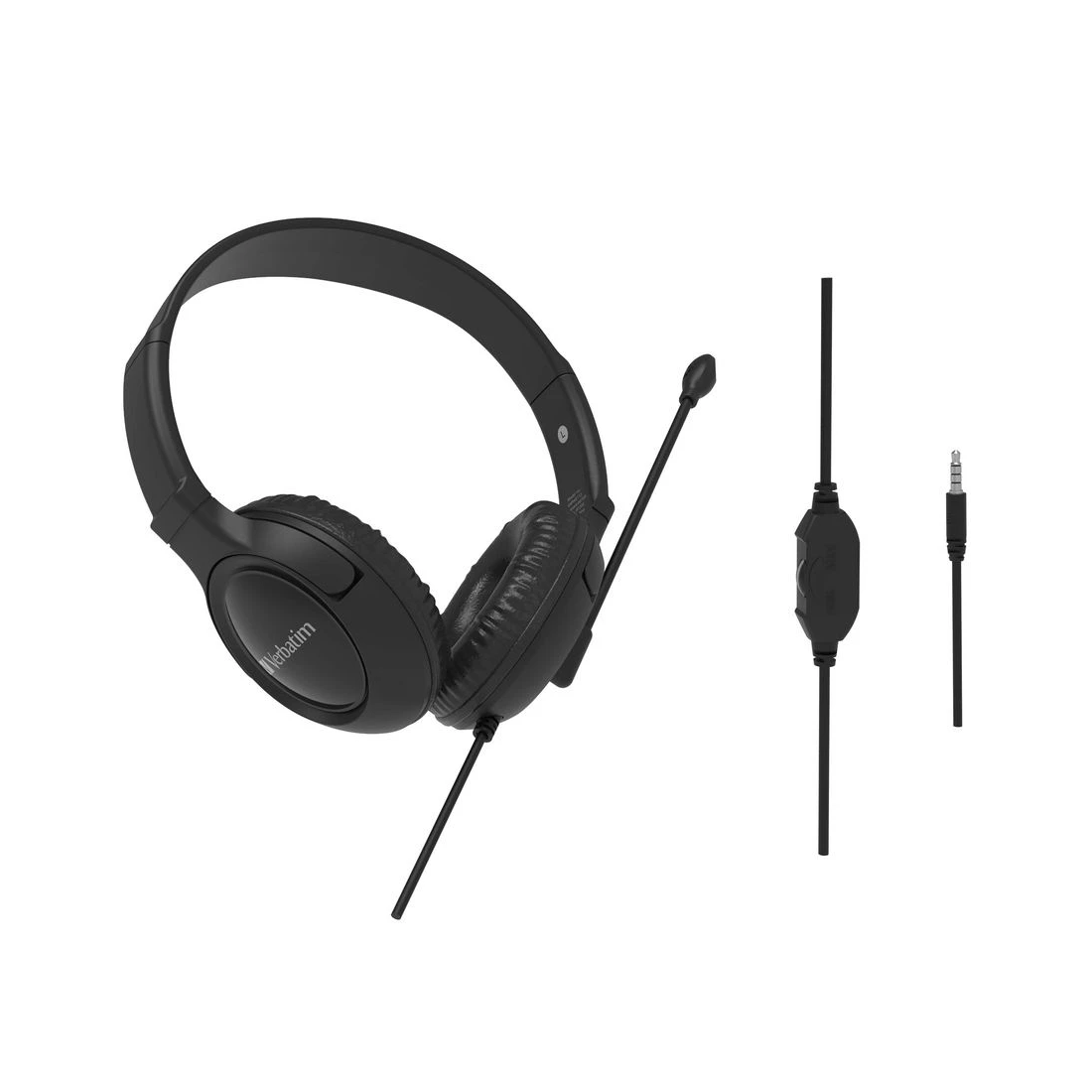 2 Verbatim Multimedia Headset with Boom Mic, 2 of 2