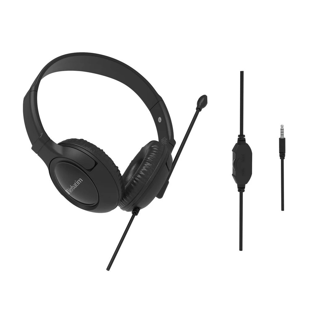 2 Verbatim Multimedia Headset with Boom Mic, 2 of 2