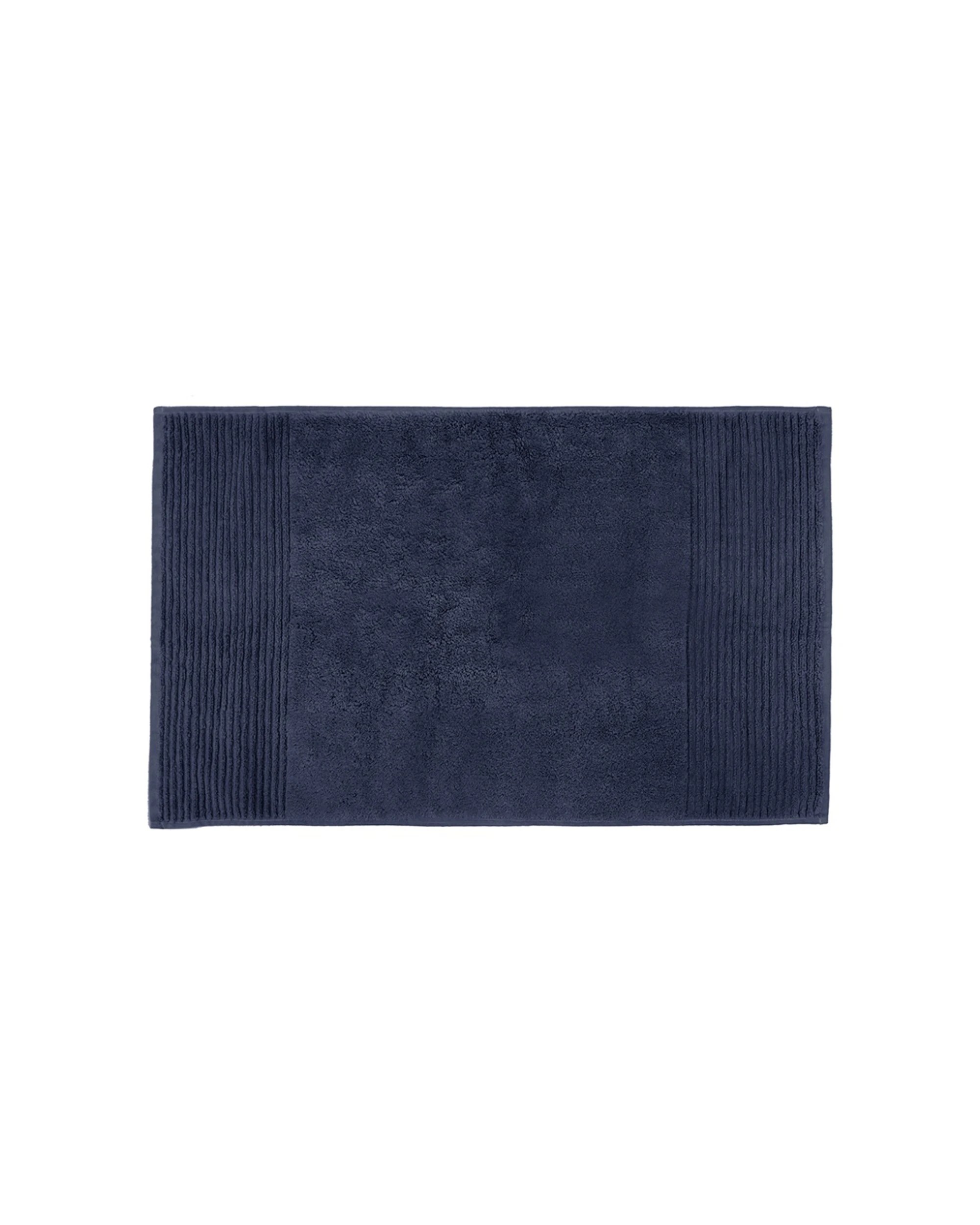 2 Bambury Elvire 800gsm Soft Absorbent Cotton Bath Mat 2PK 48x78cm - Blue, 2 of 6