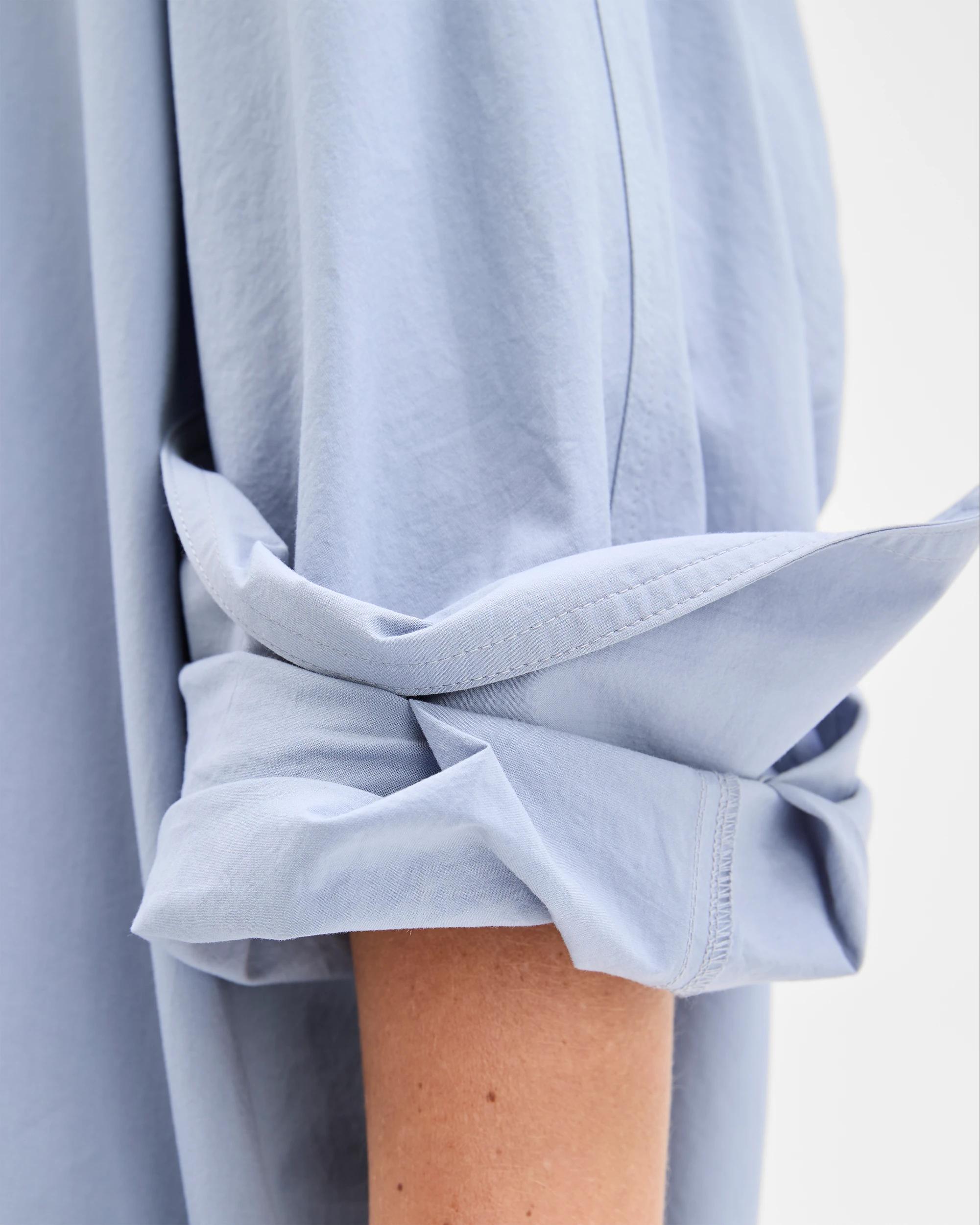 6 Target Woman Australian Cotton Long Sleeve Seam Shirt DUSTY BLUE, 6 of 10