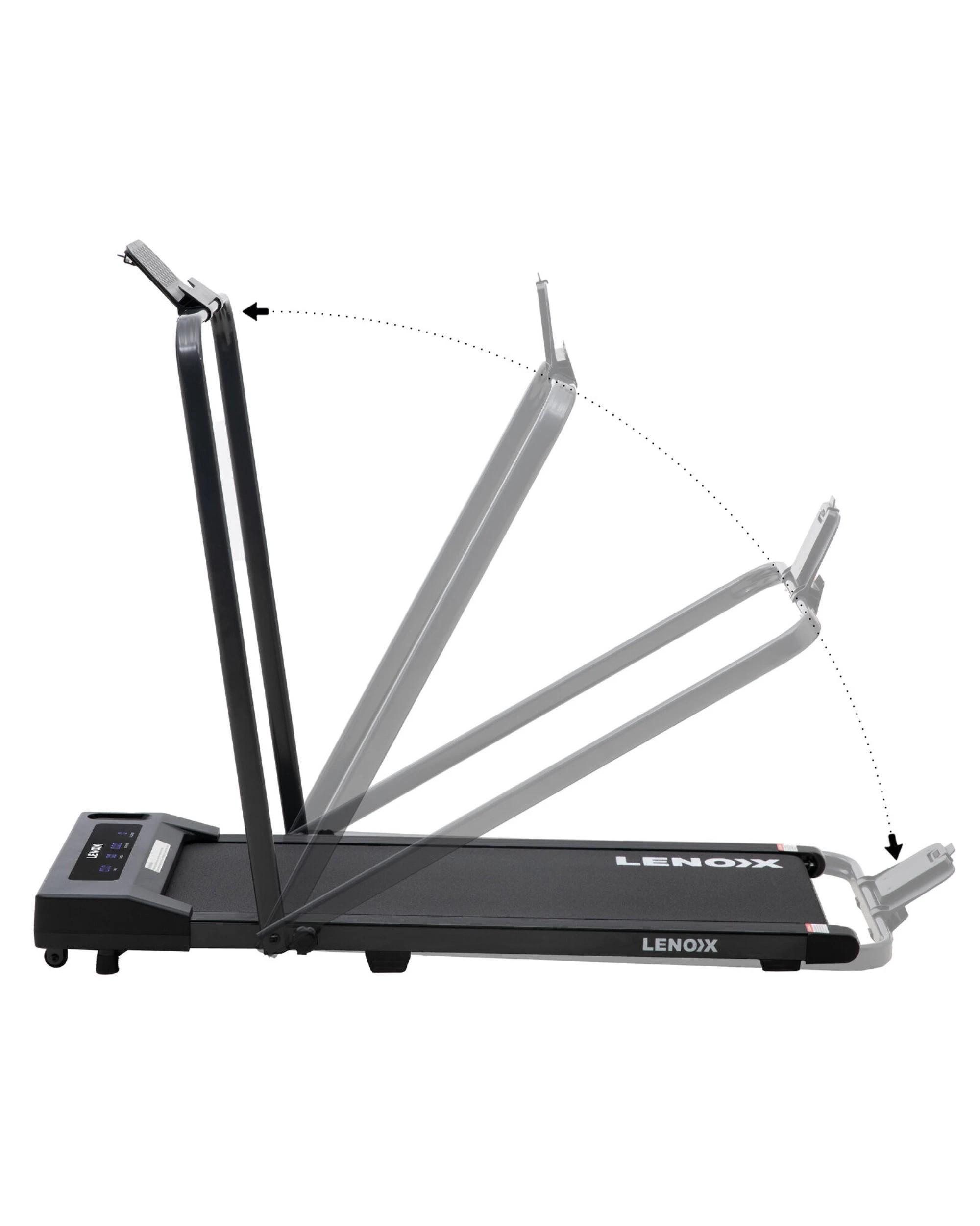 10 Lenoxx 2HP 52cm Walking Pad Treadmill w/ Remote, Foldable Handrail, and Tablet Holder, 10 of 10
