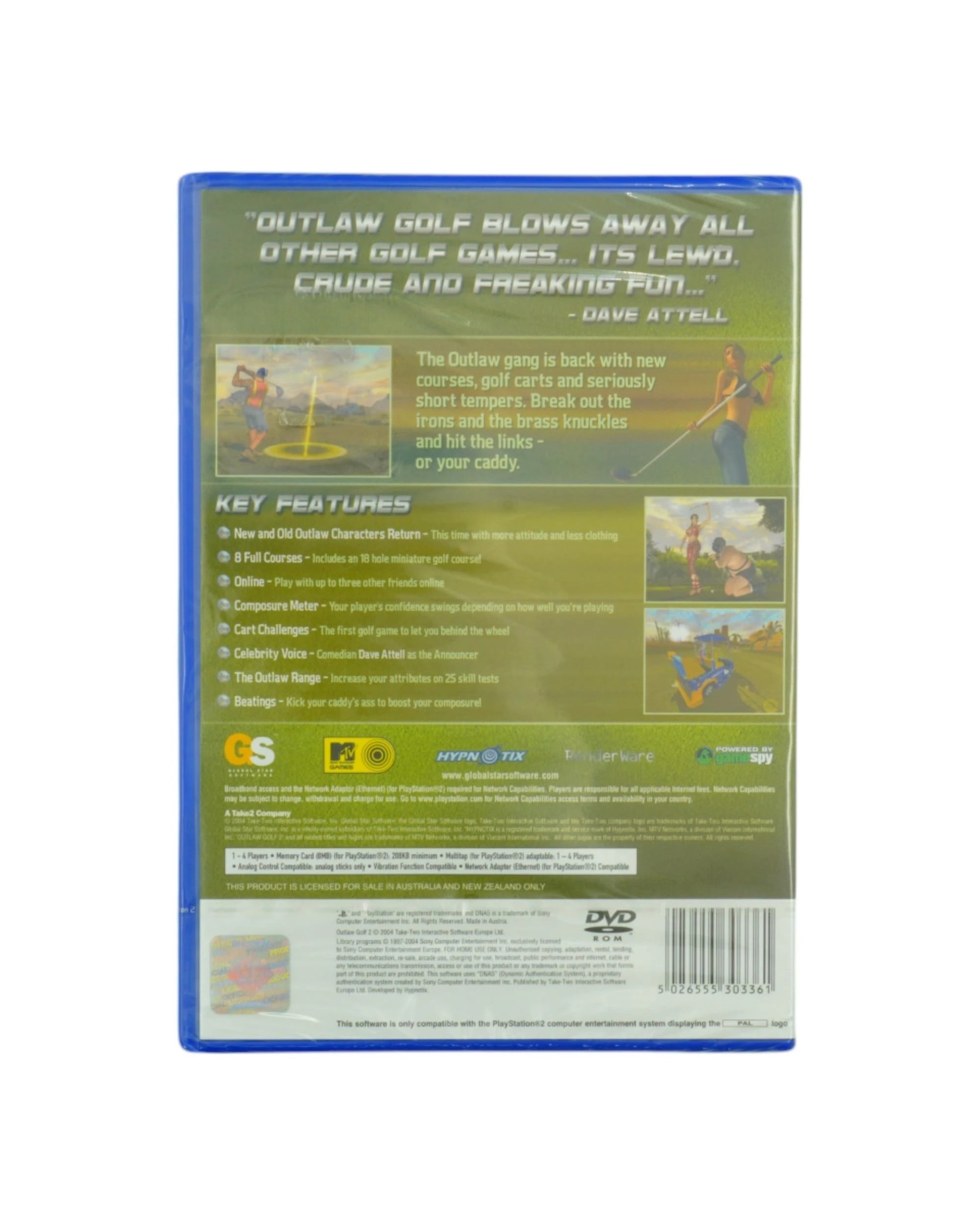 2 Outlaw Golf 2 - PS2, 2 of 6