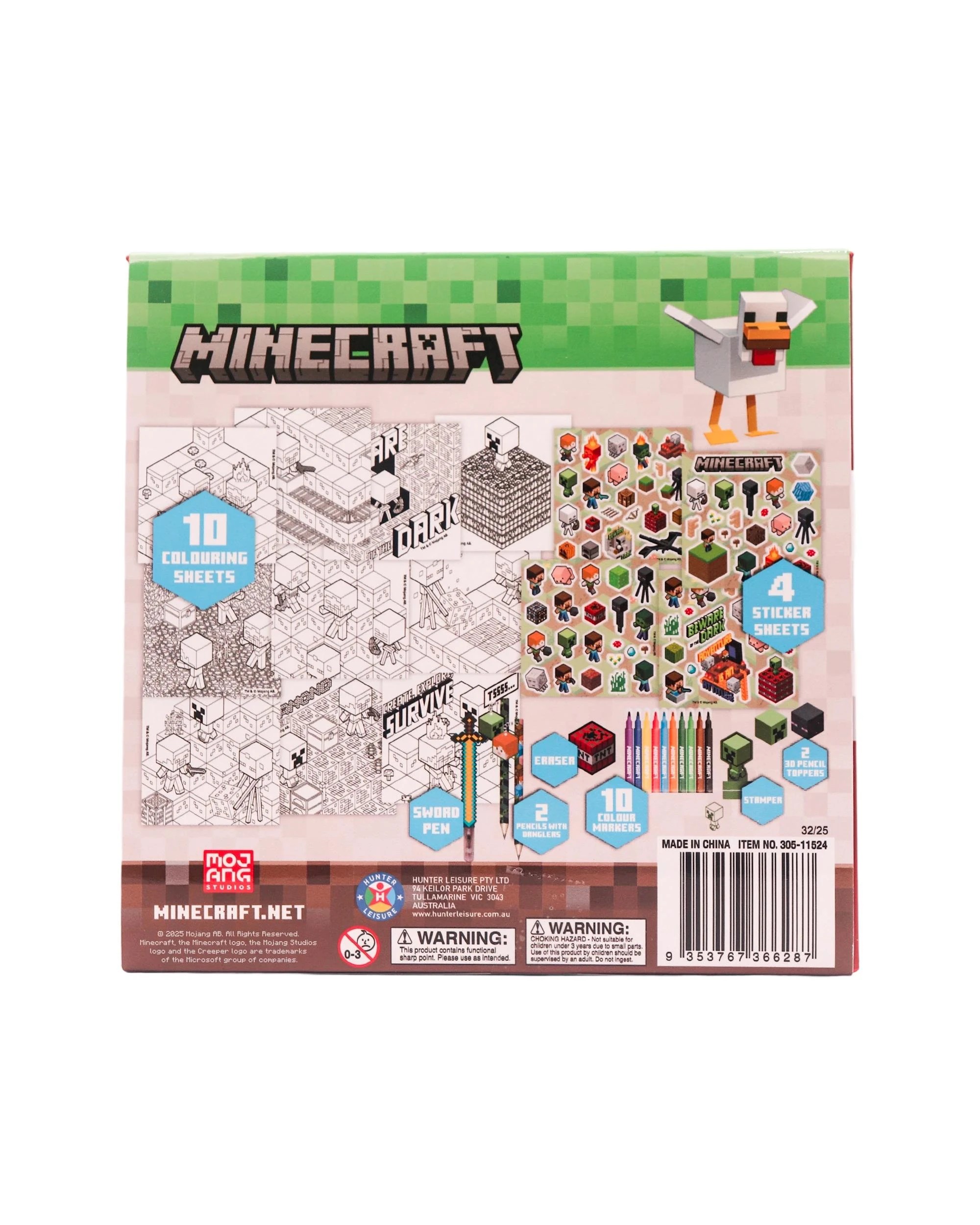 3 Minecraft Stationery Set Cube - Multi, 3 of 3