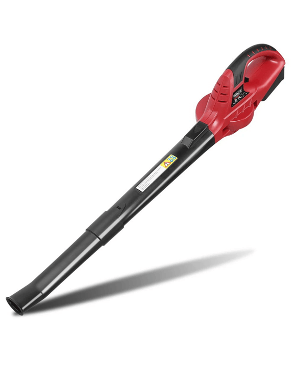 Giantz 20V Cordless Leaf Blower Garden Lithium Electric Battery Nozzles - Red