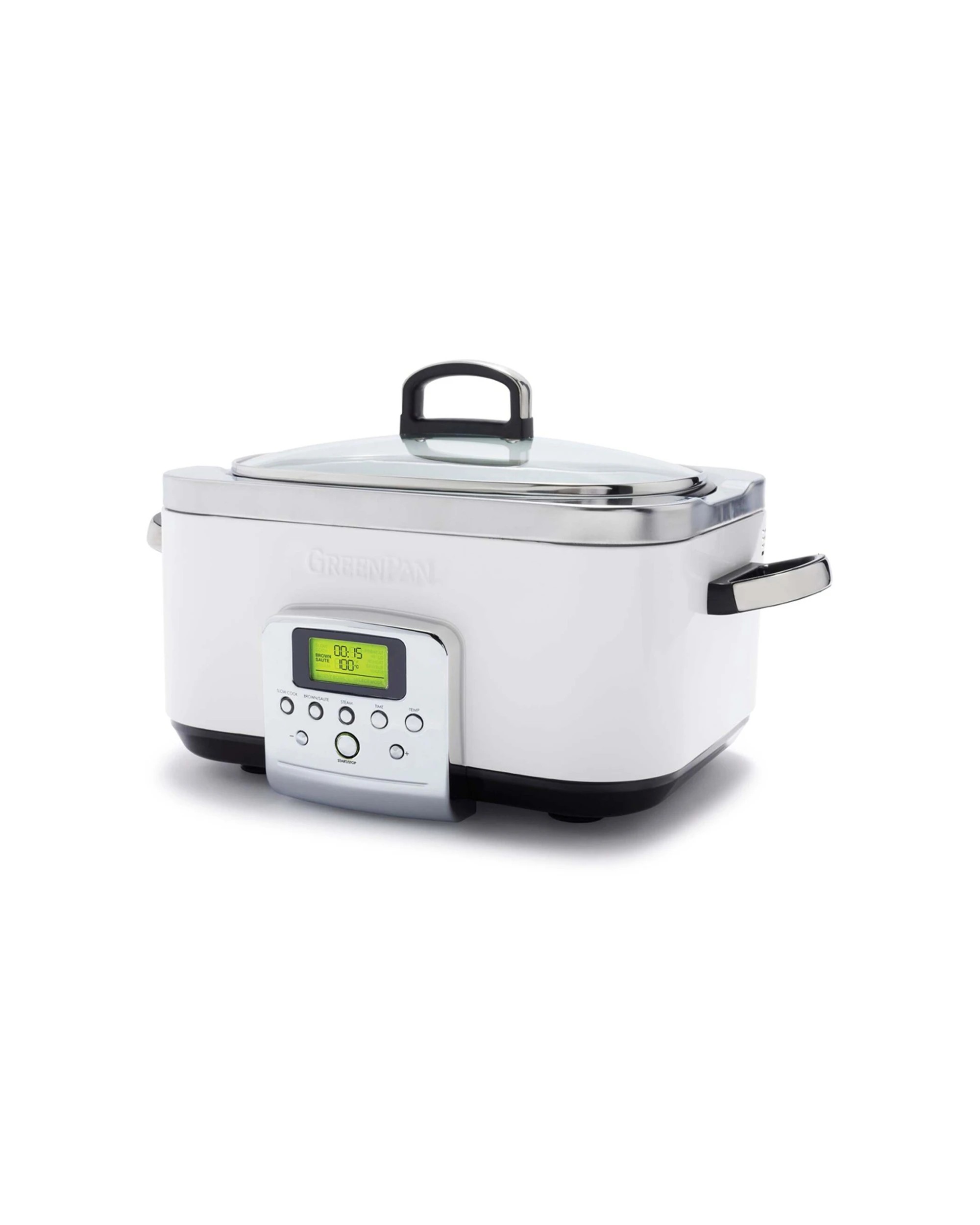 1 Greenpan Elite Cloud Slow Cooker Home Kitchen Cooking Pot 6L 230V 2200W - White, 1 of 7