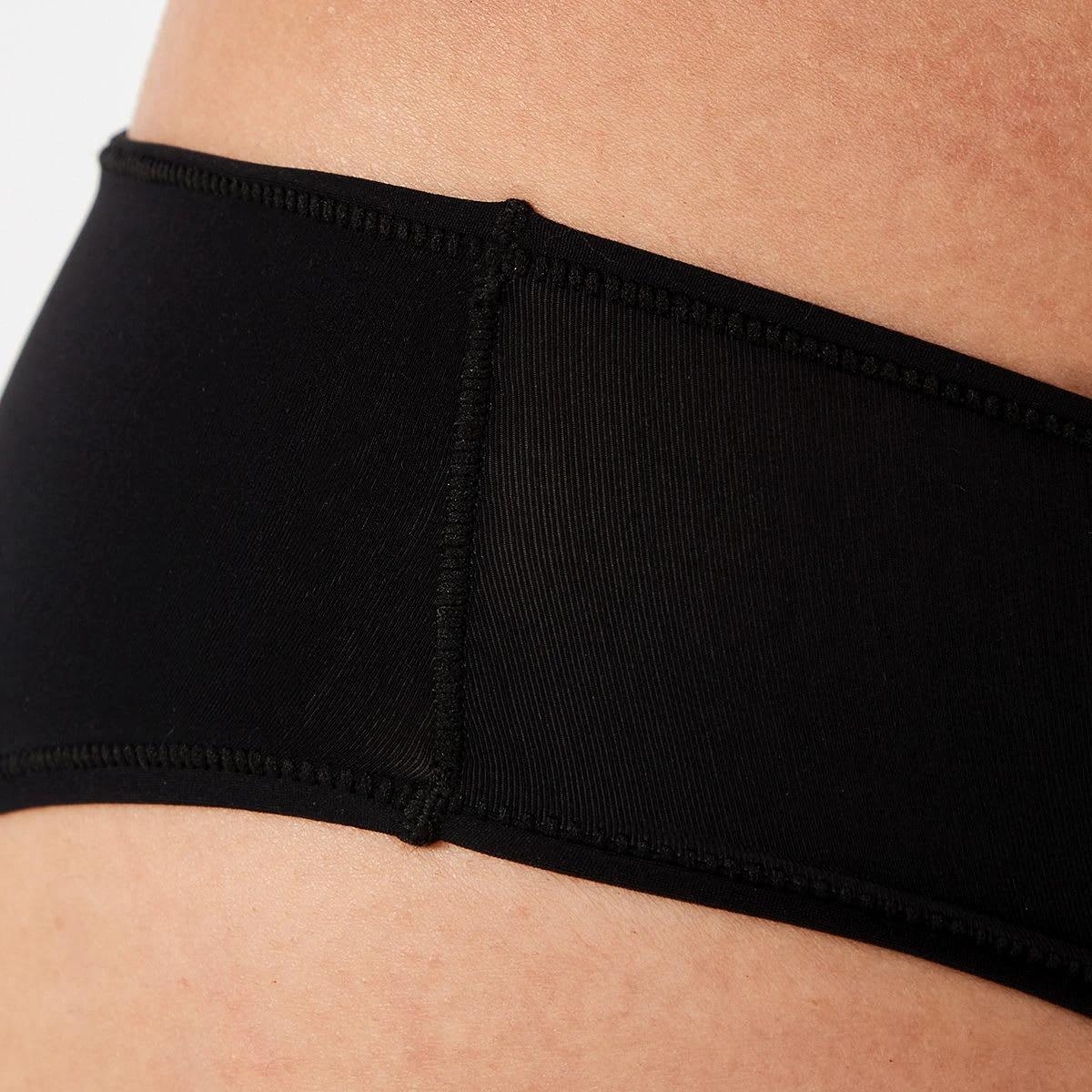 6 3 Pack Super Soft Bikini Briefs BLACK, 6 of 7