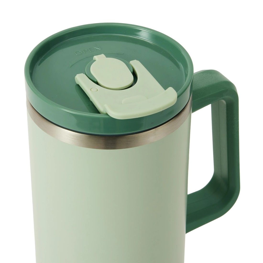 5 1.18L Sage Jumbo Tumbler with Handle, 5 of 6