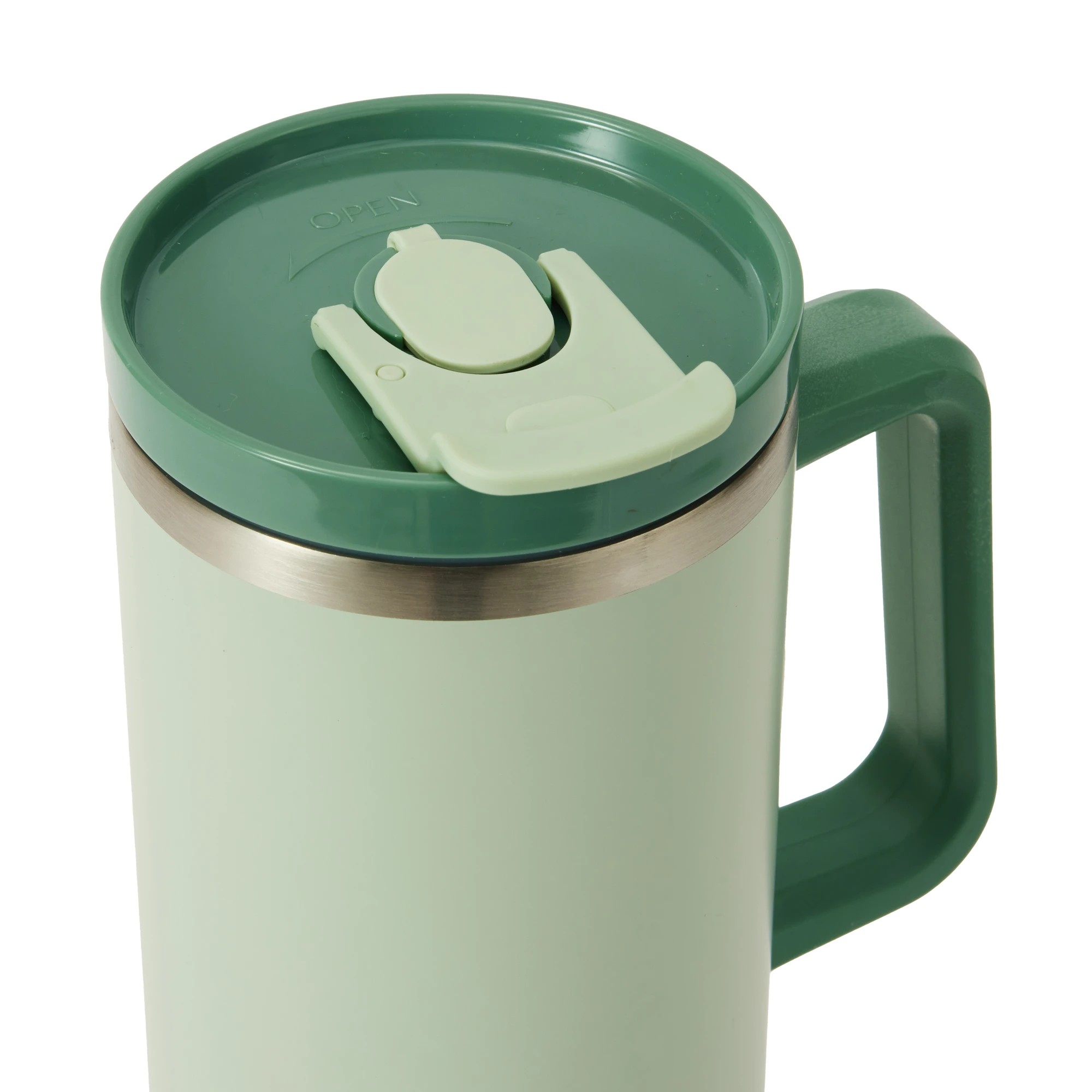 5 1.18L Sage Jumbo Tumbler with Handle, 5 of 6