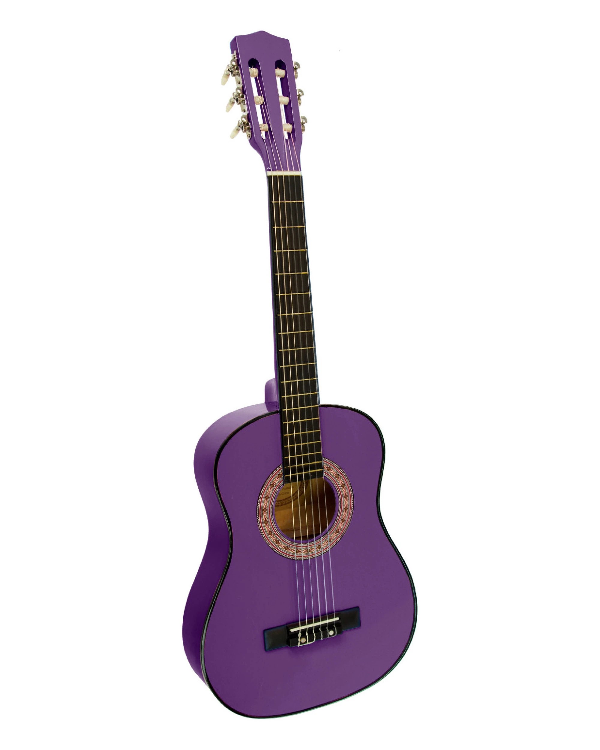 1 Karrera 34in Acoustic Childrens Guitar - Purple, 1 of 4