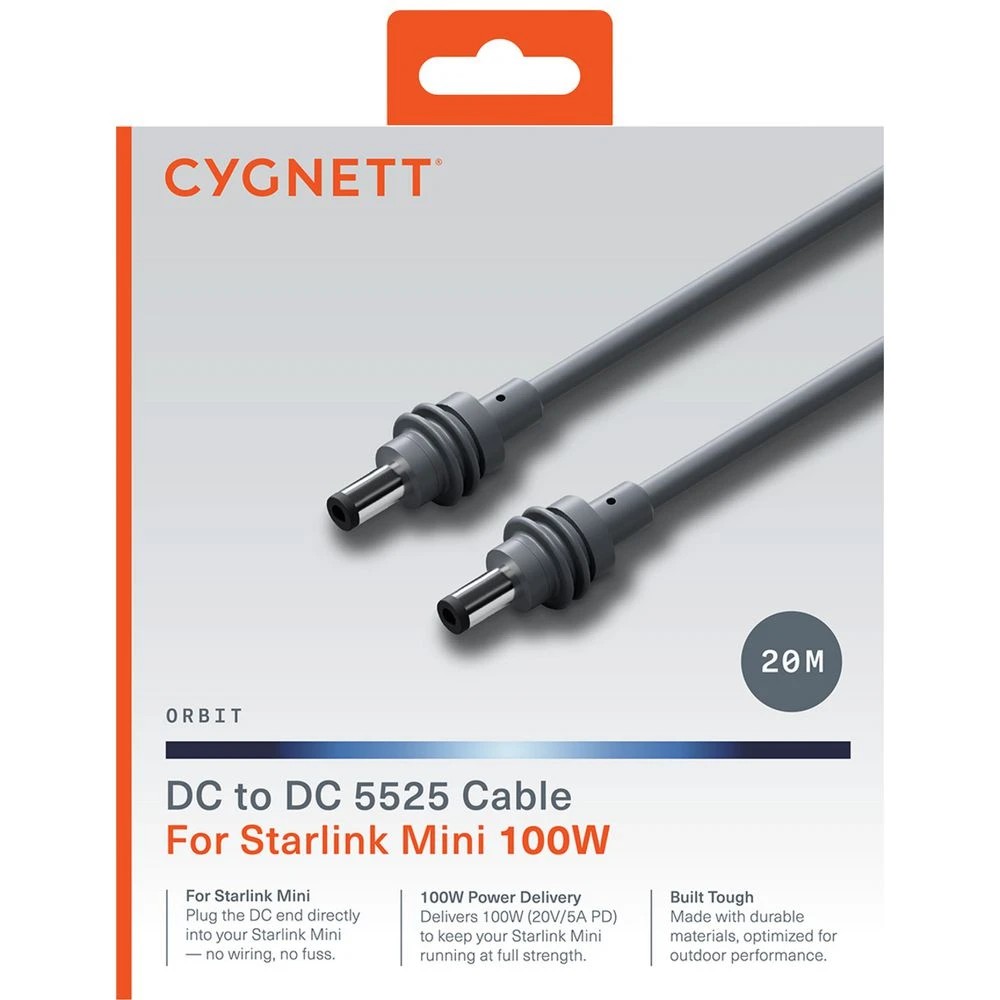 4 Cygnett Mini Power Cable for Starlink 20m, 4 of 4