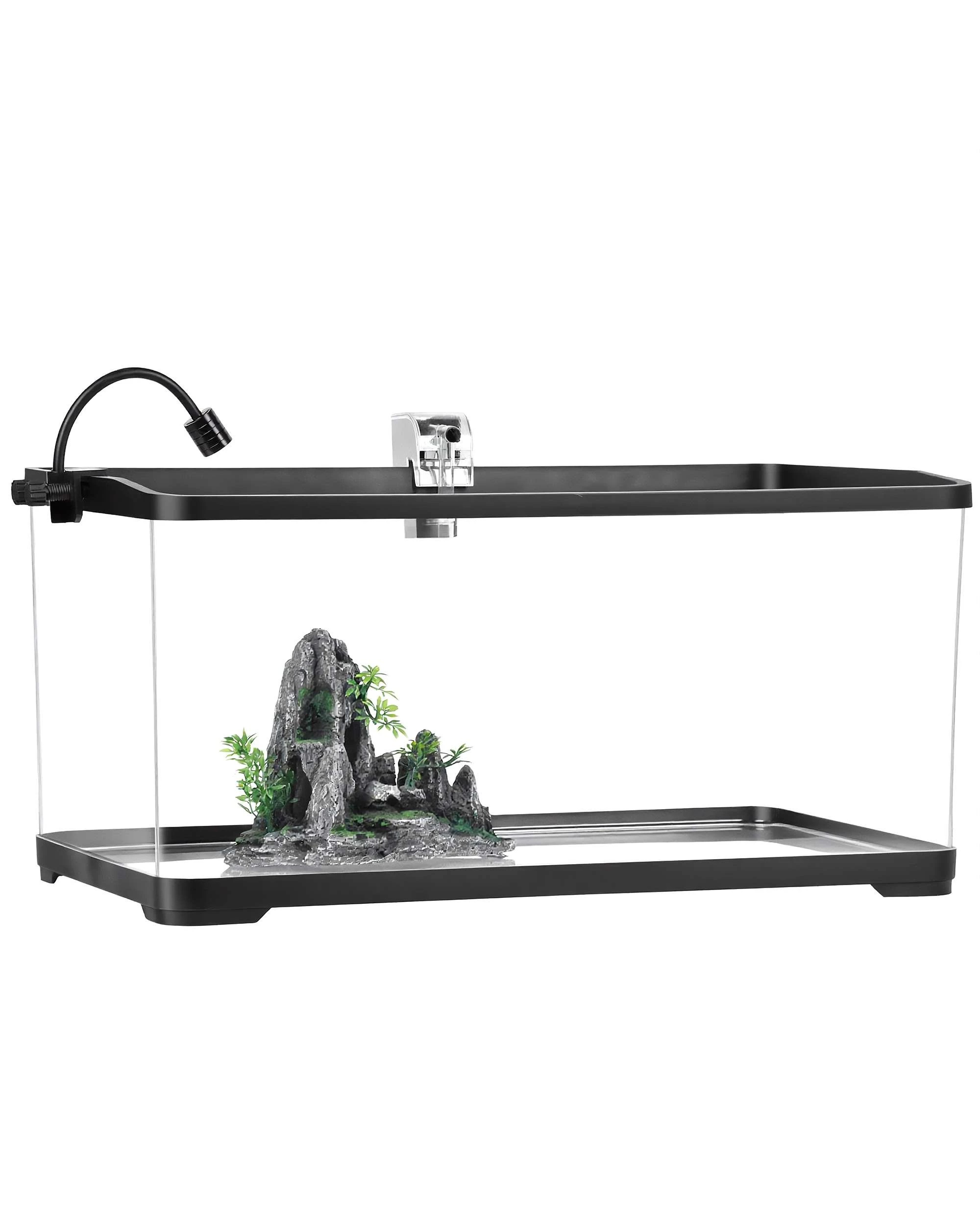 6 Advwin 50L Fish Tank Aquarium Kit with Light, 6 of 8