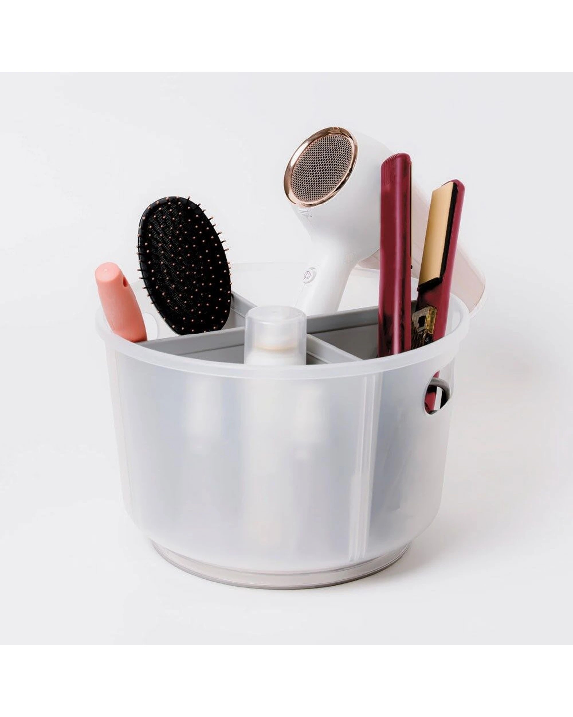 6 Boxsweden Divided Turntable Easy Carry Storage Container 28.5x18.5cm - Clear, 6 of 6