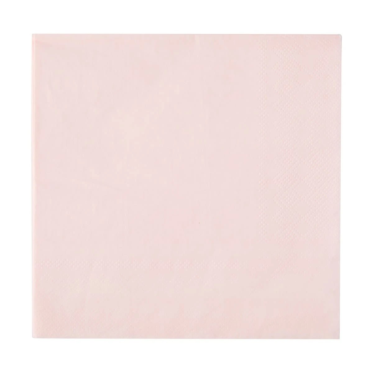 1 20 Piece Pastel Pink Paper Napkins, 1 of 5