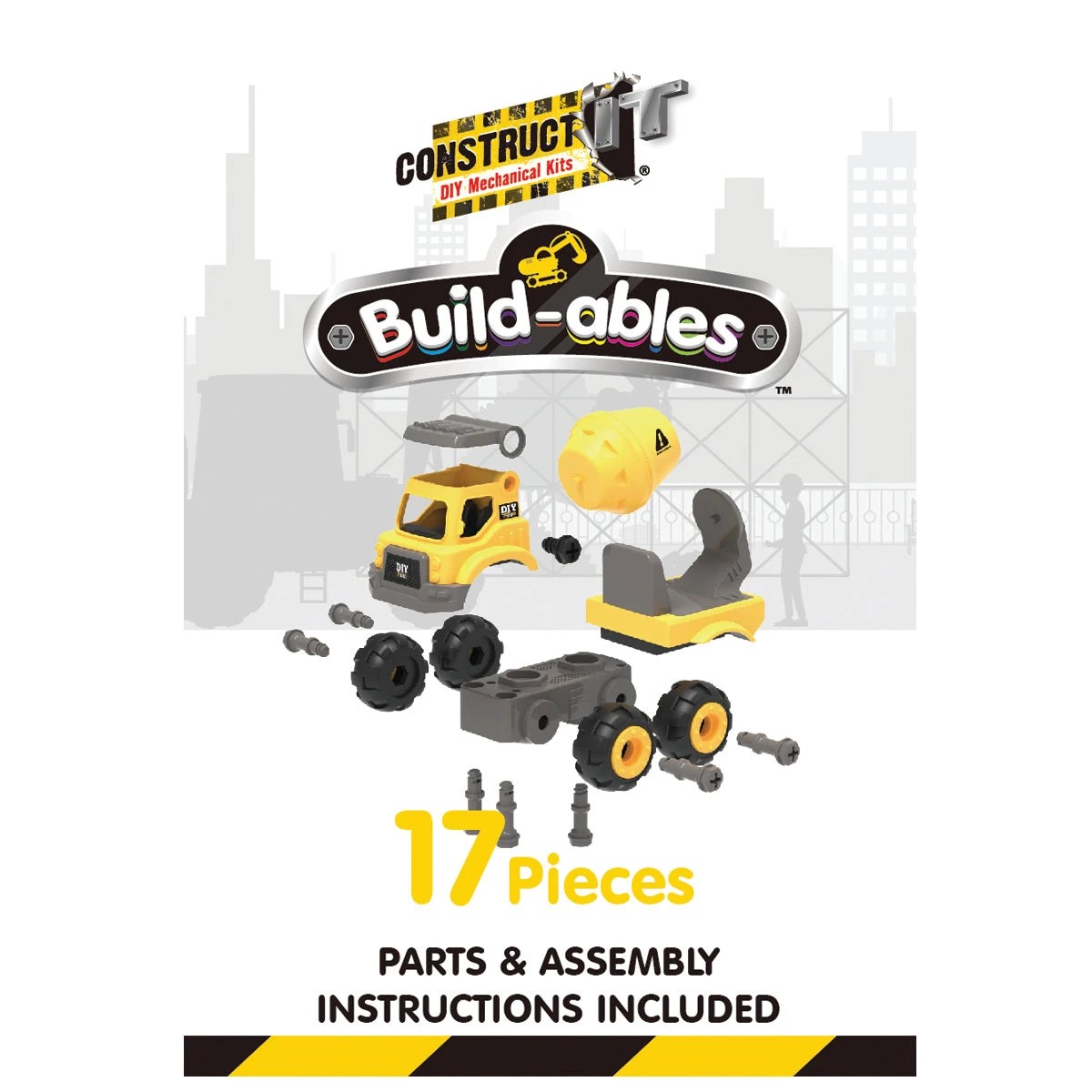 2 Constructit Buildables Cement Truck, 2 of 6