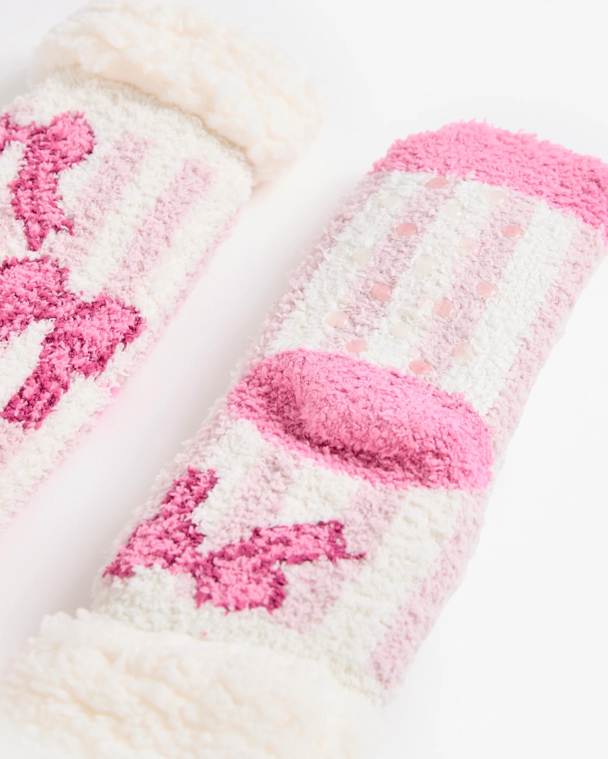 3 Maxx Girls Home Socks BOWS, 3 of 4