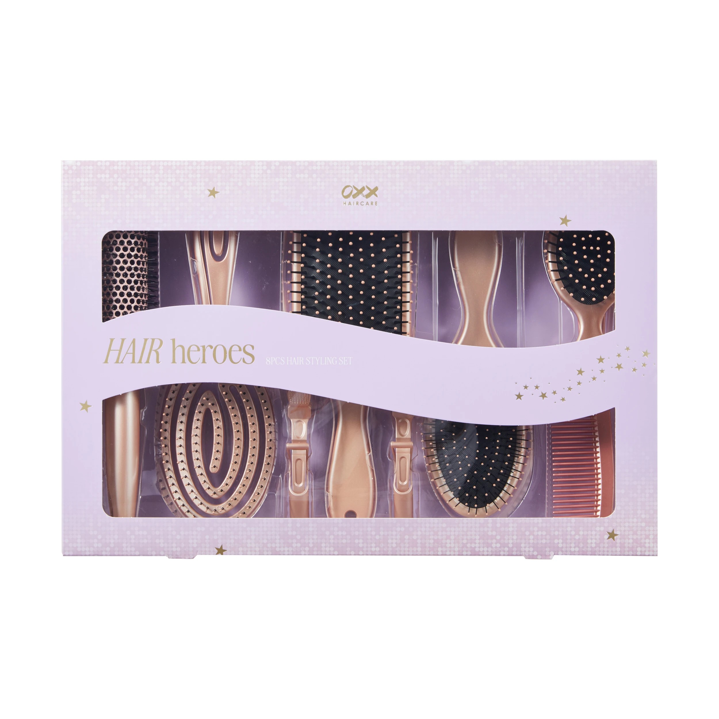 1 OXX Haircare 8 Piece Hair Heroes Hair Styling Set, 1 of 7