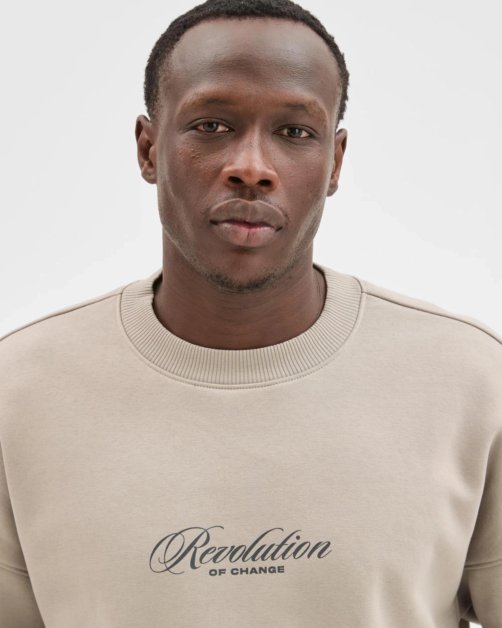 4 Commons Australian Cotton Blend Graphic Jumper GREY, 4 of 6