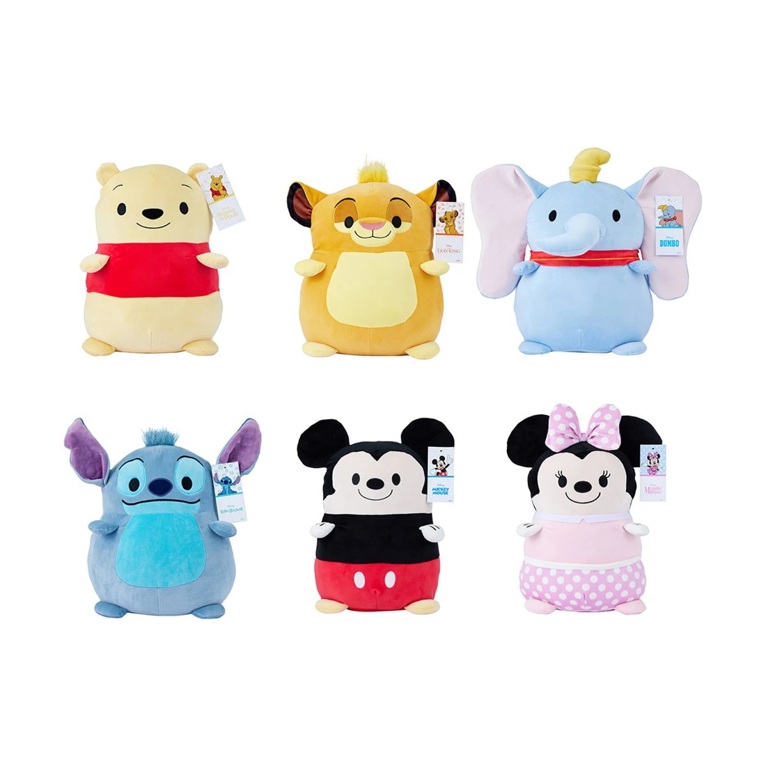 8 Disney 14in. Cushy Plush Toy - Assorted, 8 of 8