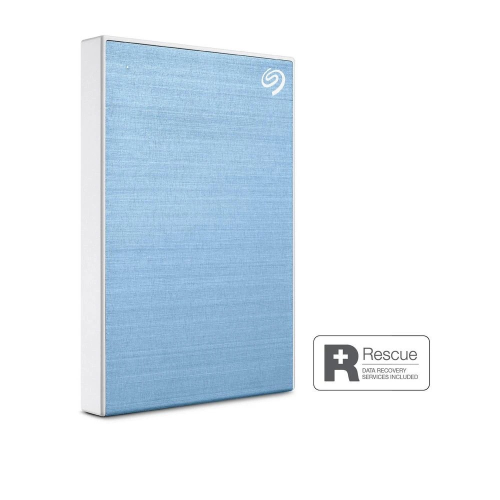 2 Seagate 2TB One Touch Portable Hard Drive Sky Blue, 2 of 5