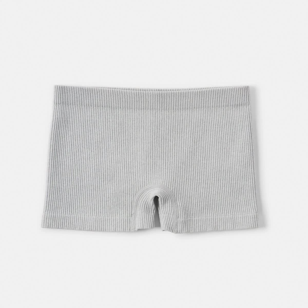 4 2 Pack Rib Seamfree Shortie PURPLE GREY MARLE, 4 of 4