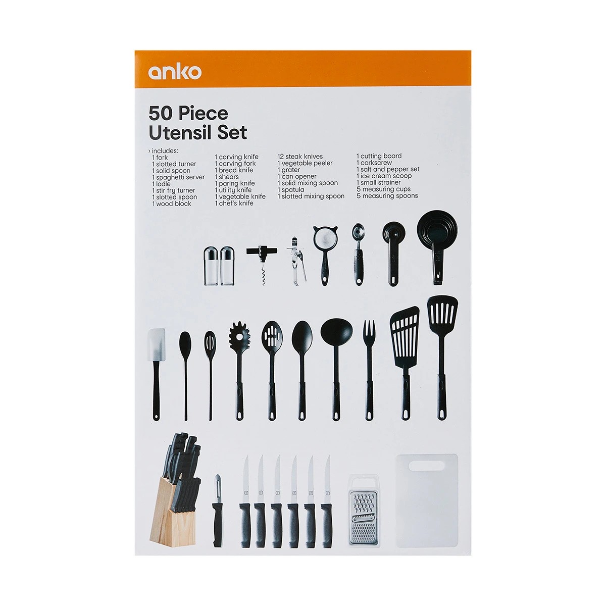 10 50 Piece Utensil Set, 10 of 10