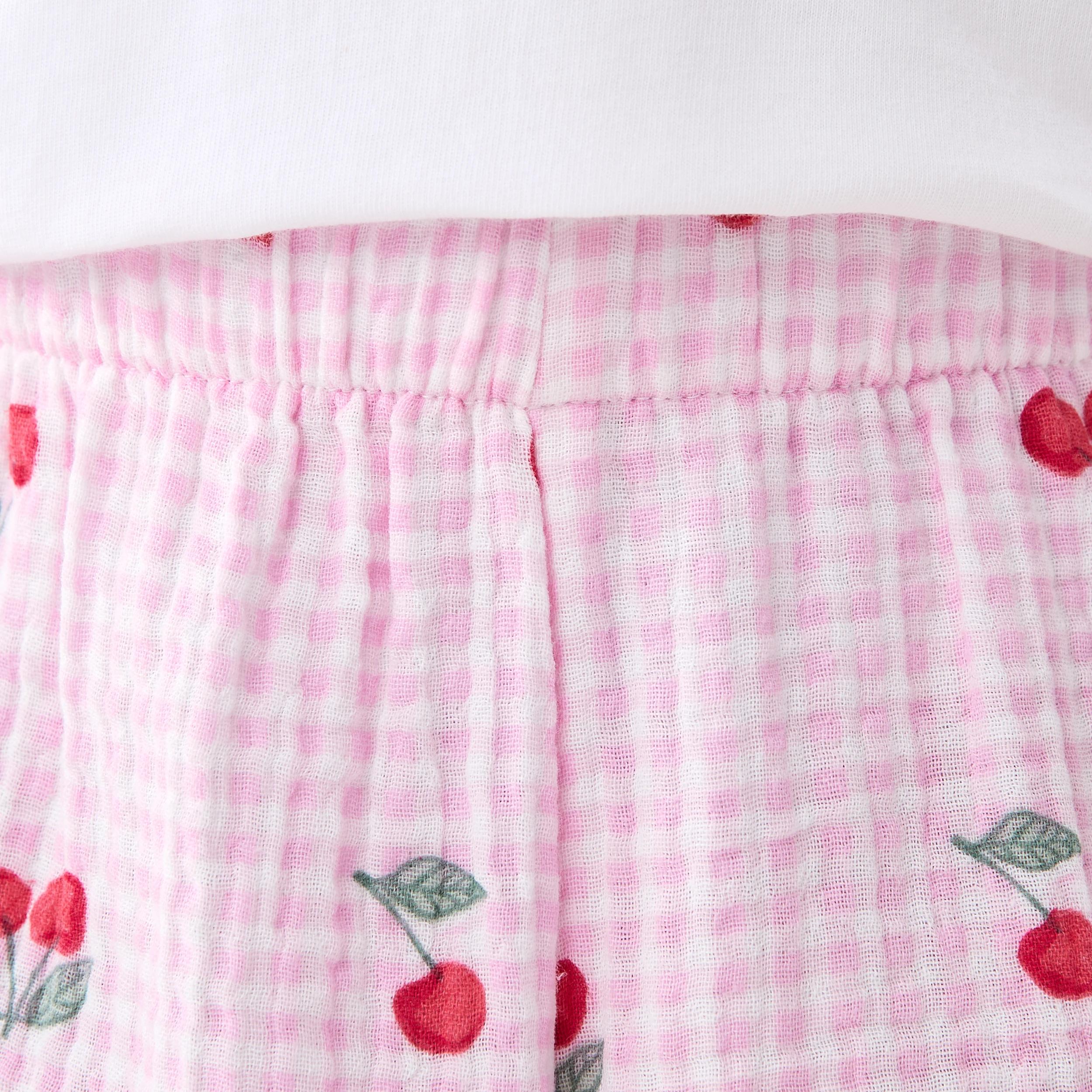 4 Frill Hem Pants Pnk Cherry, 4 of 6
