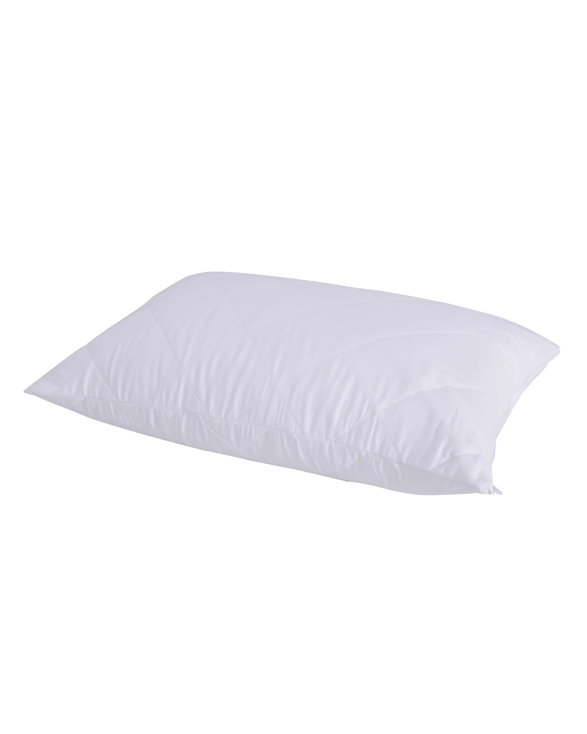 4 Dreamaker Tencel Quilted Pillow Protector Standard - White, 4 of 5
