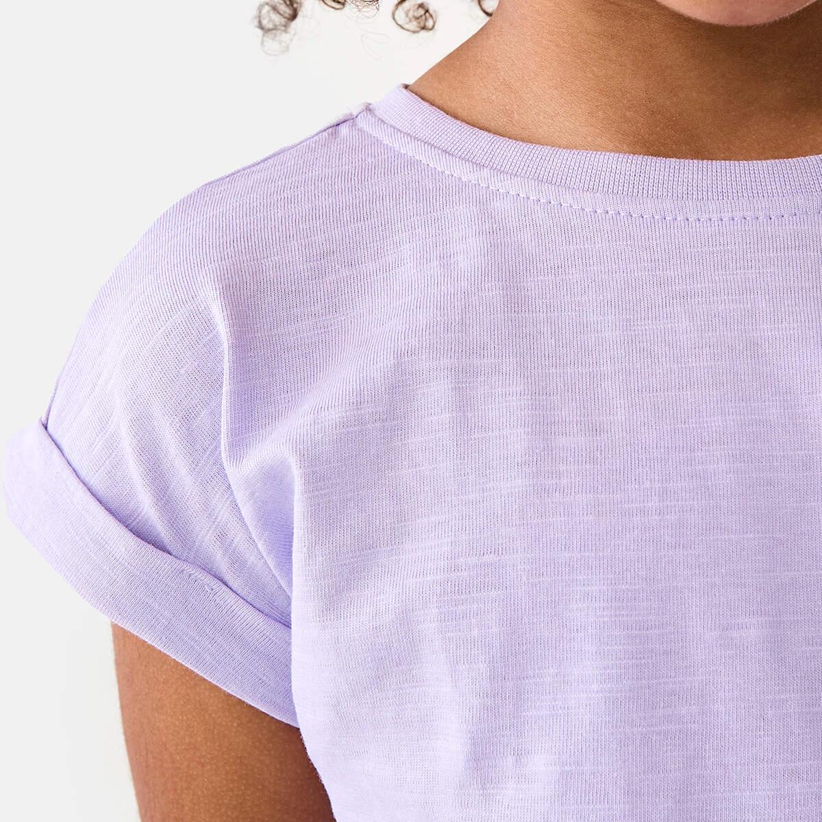 4 Short Sleeve Fringe T-shirt Pst Purple, 4 of 9
