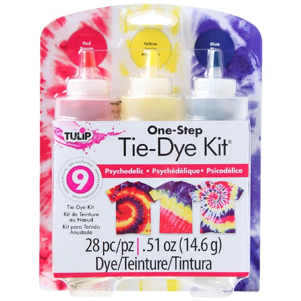 1 Tulip One Step 3 Colour Tie Dye Kit Psychedelic, 1 of 1