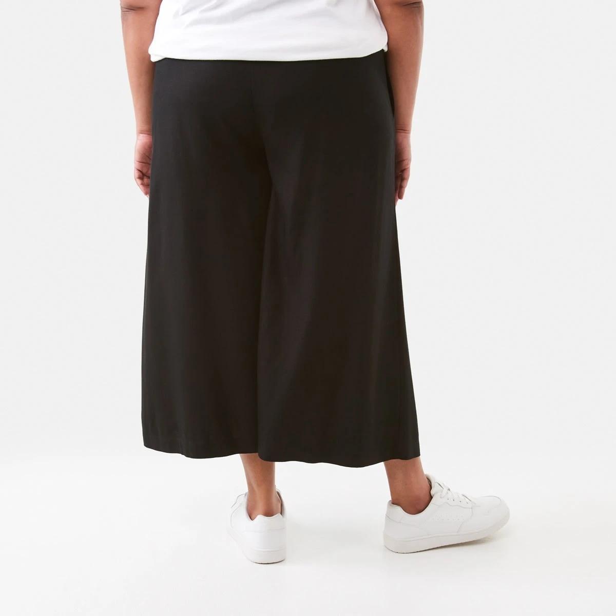 3 Curve Swing Culottes Black, 3 of 5