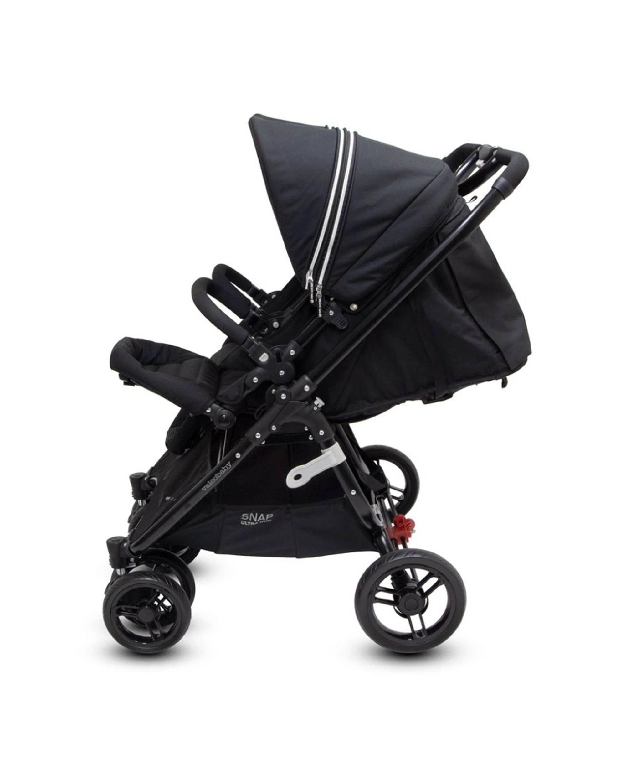 5 ValcoBaby Snap Ultra Duo Lightweight Double Stroller Side By Side 2 Seats - Black, 5 of 8