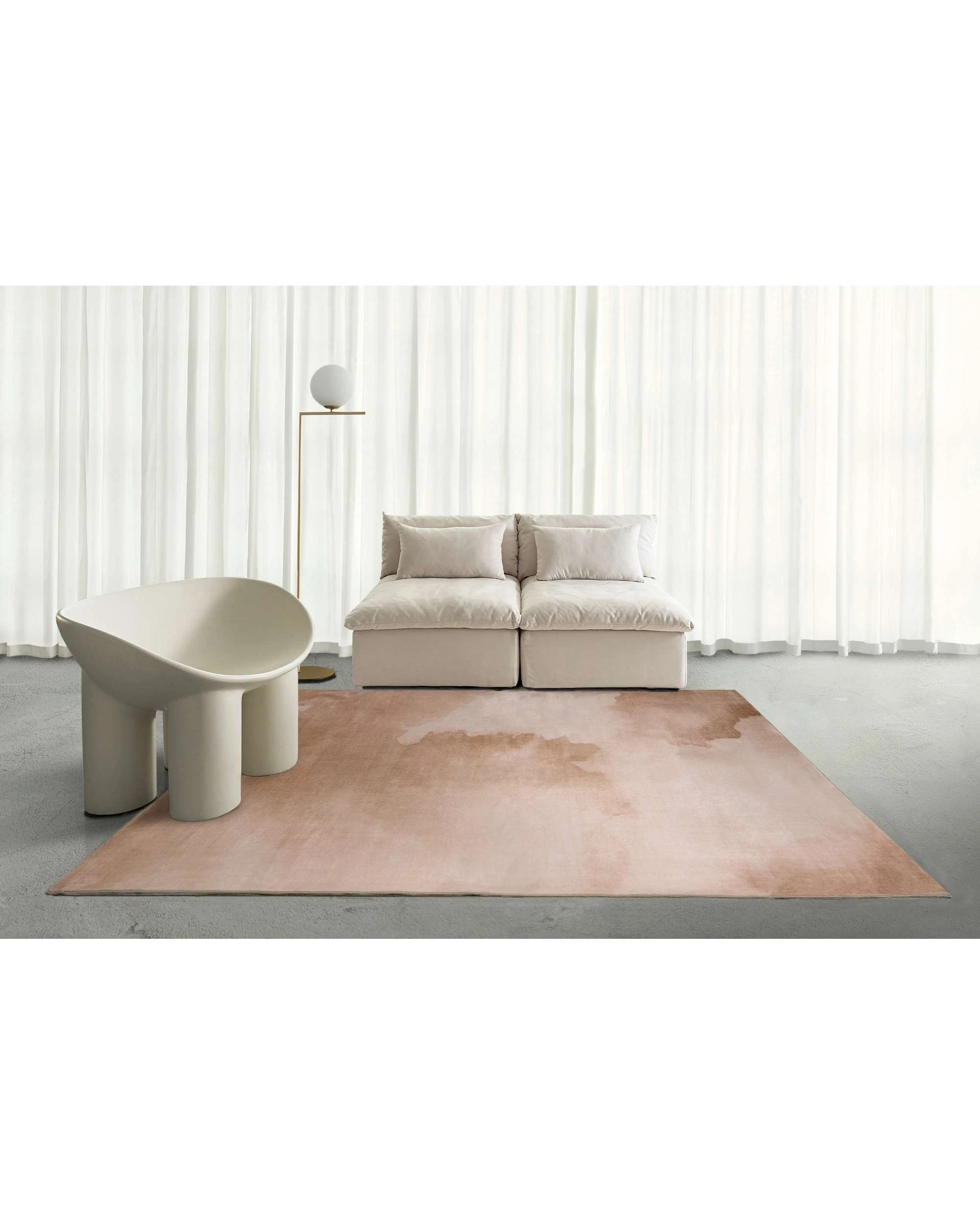 2 Loopsie Napeague Watercolour Washable Rug-230cm x 160cm - Pink, 2 of 9