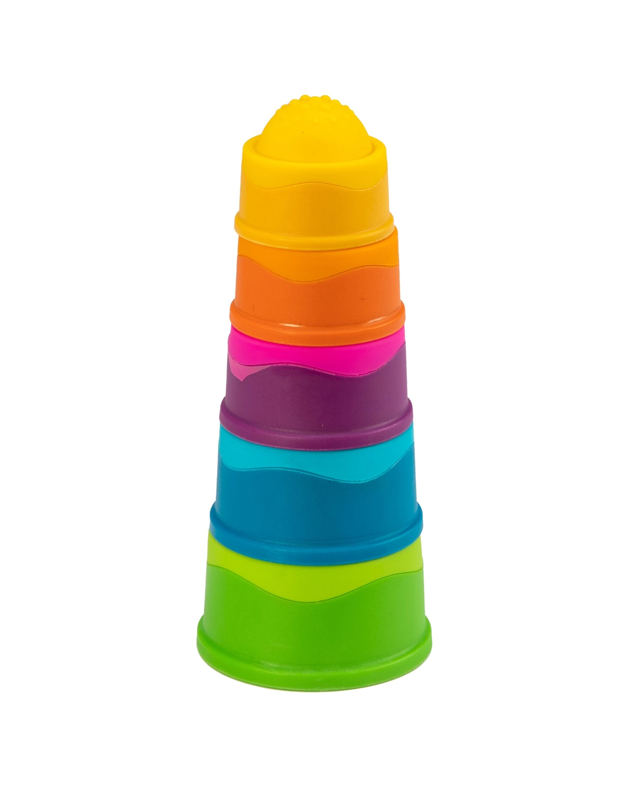 1 Fat Brain Toy Co Dimpl Stack Baby Infant Toddler Sensory Play - Multi, 1 of 7