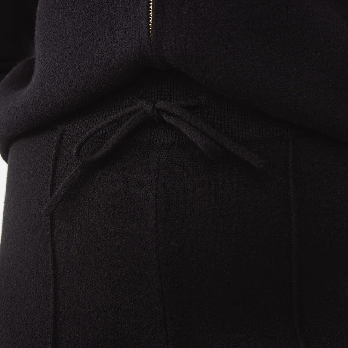 5 Seam Front True Knit Pants Black, 5 of 6