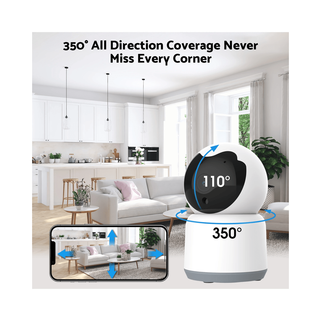 6 Advwin 2.4g&5g Wifi Security Hd Camera, 6 of 8