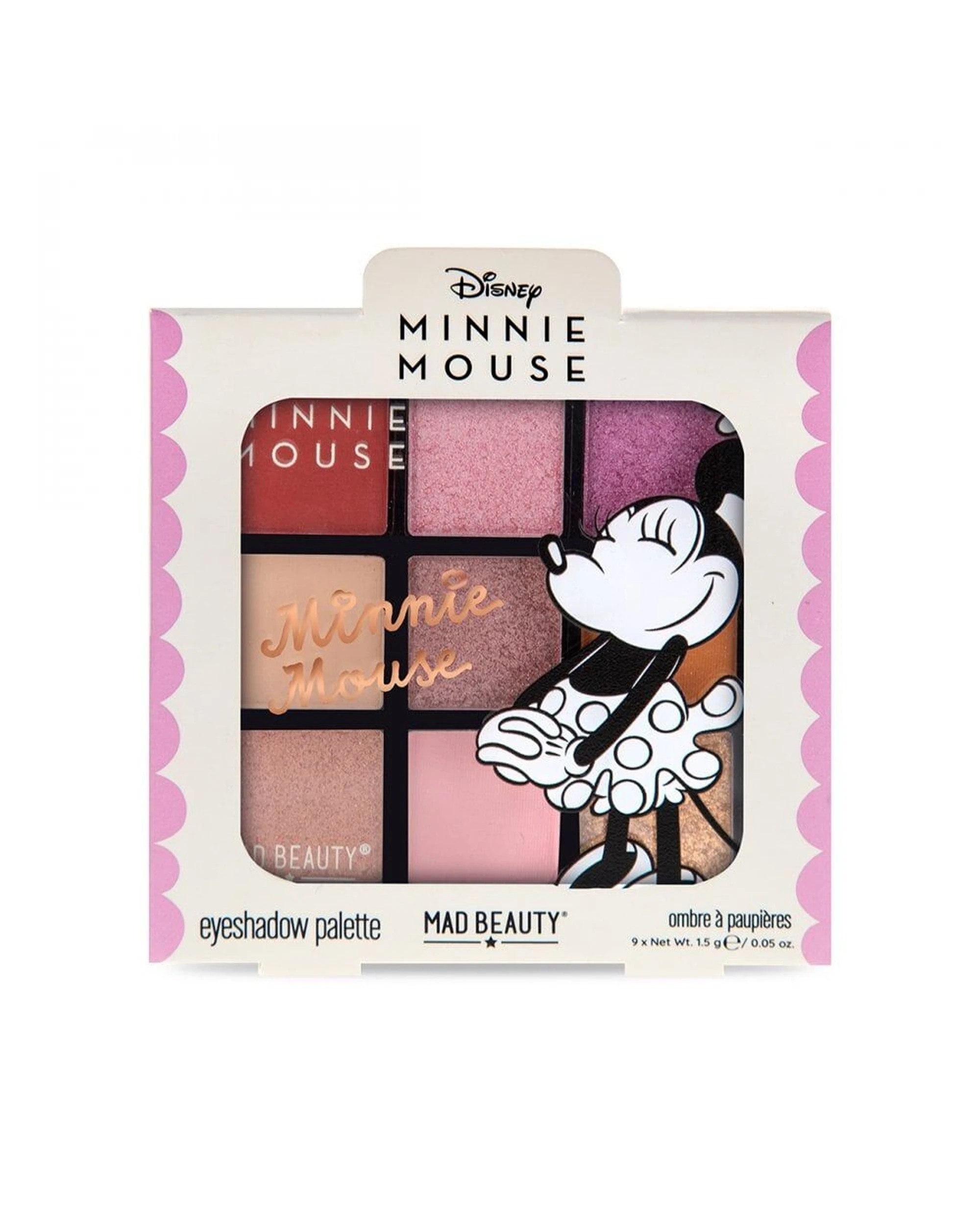 1 DISNEY 9pc Minnie Bow Magic Pigmented Eyeshadow Makeup Palette 13.5g - Multi, 1 of 3