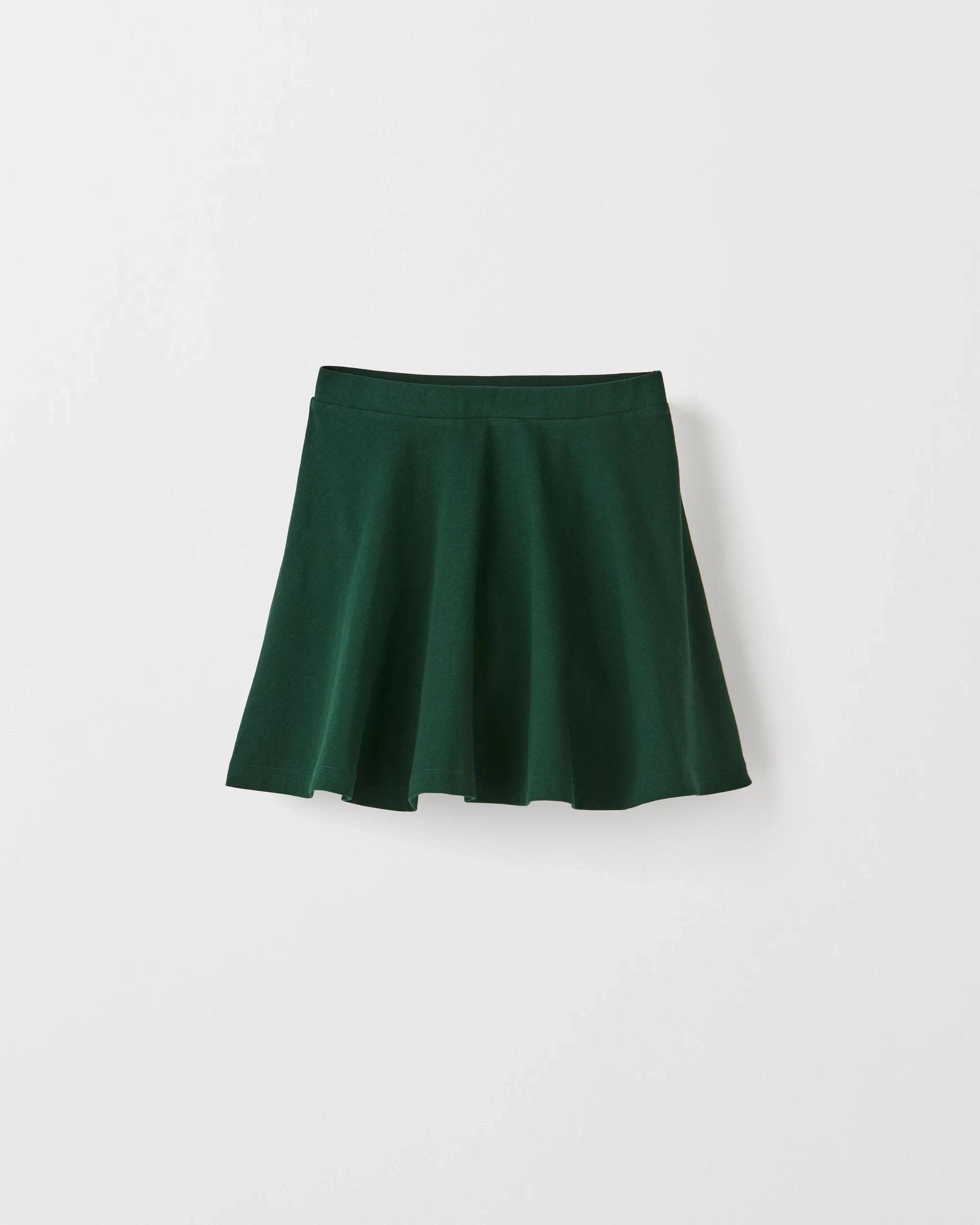 2 Target Kids Australian Cotton 2 Pack Knit Skort BOTTLE GREEN, 2 of 3