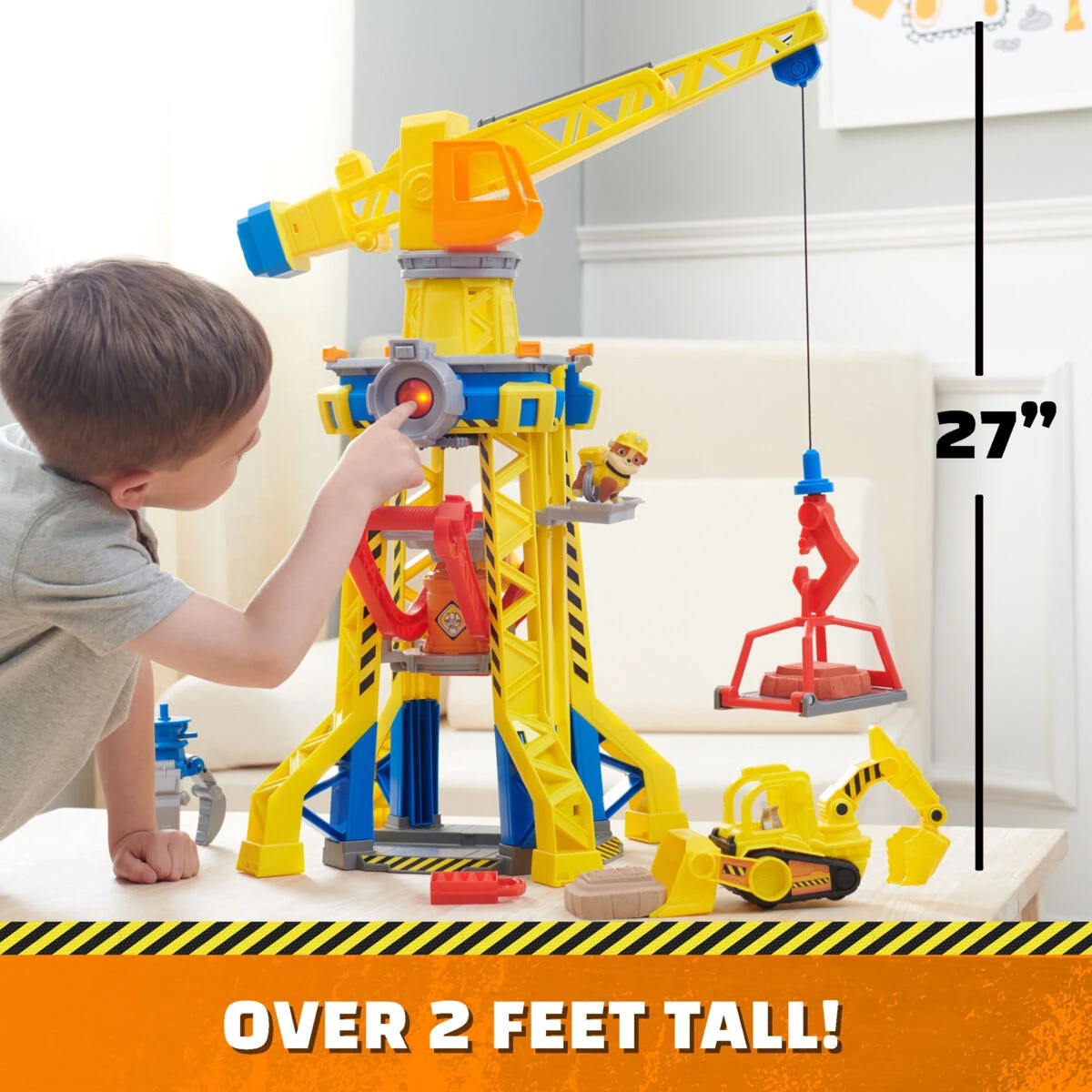 2 Rubble & Crew Bark Yard Crane Tower Playset, 2 of 10